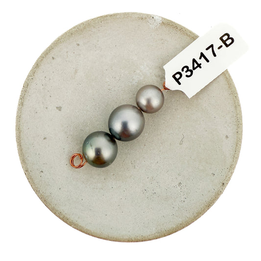 Tahitian Pearl 3-Piece Sets - (1 pc/P3417)