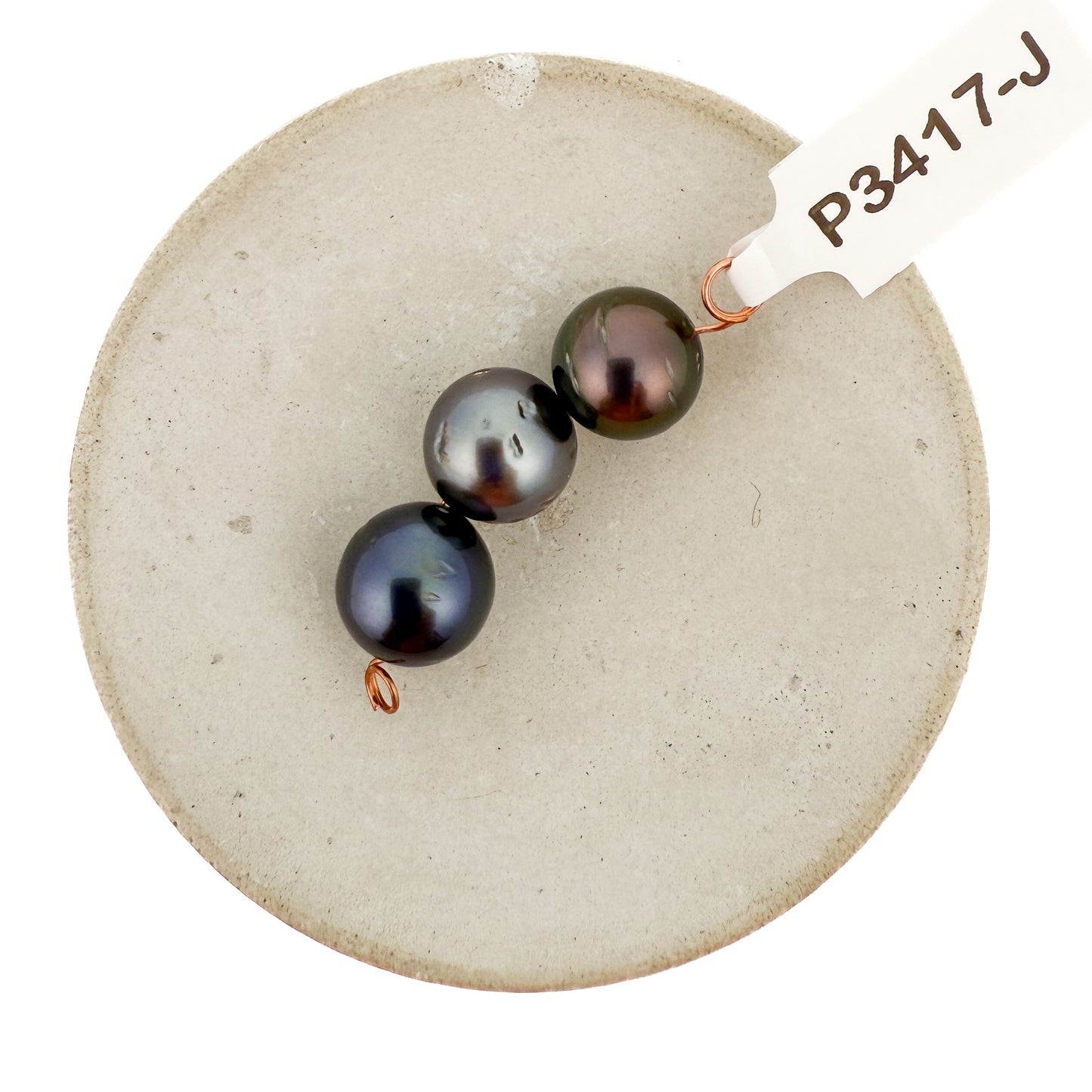 Tahitian Pearl 3-Piece Sets - (1 pc/P3417)
