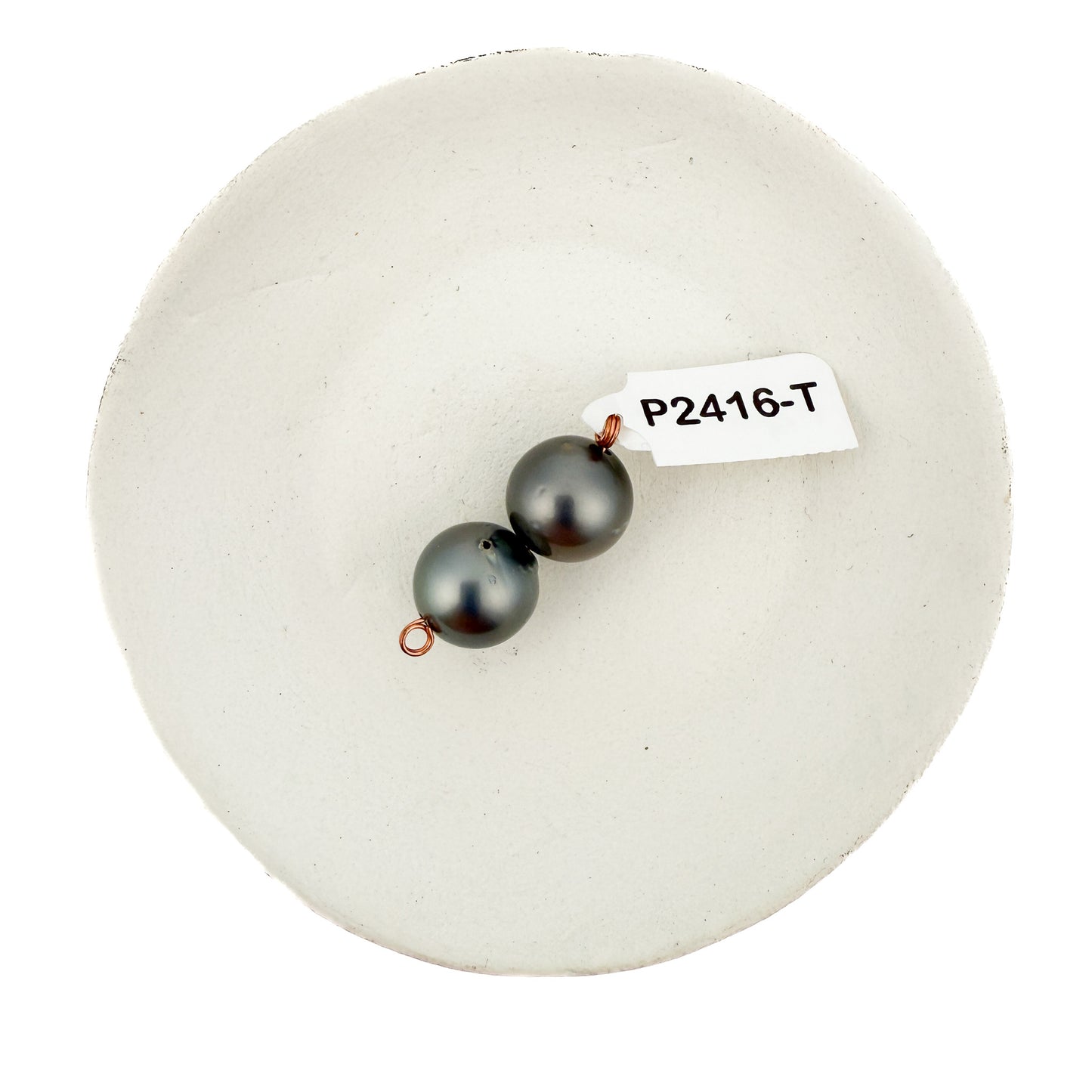 Tahitian Pearl 2-Piece Set (1 set/P2416)
