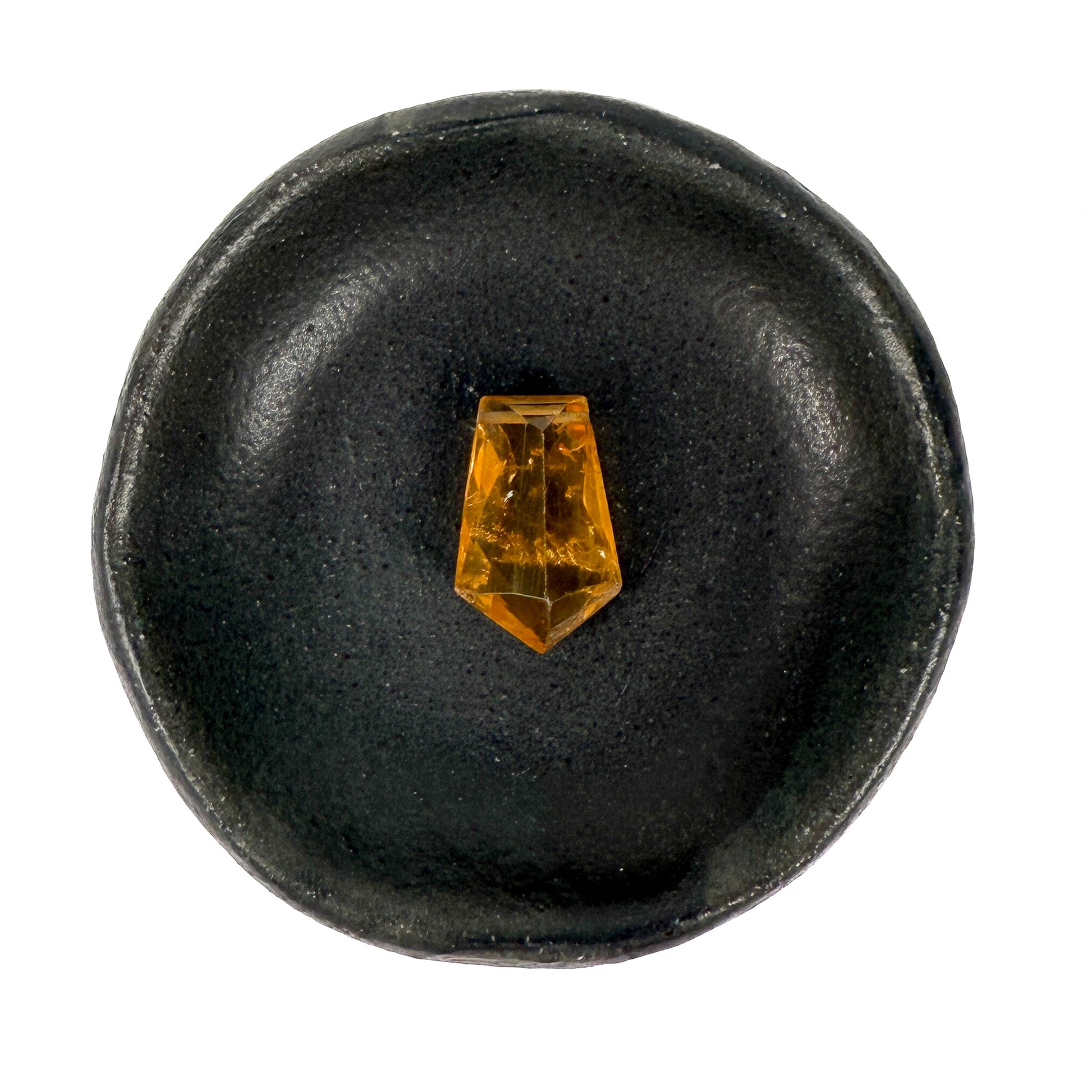 Citrine Faceted Side Drilled Pendant (1 pc/P3421)-The Bead Gallery Honolulu