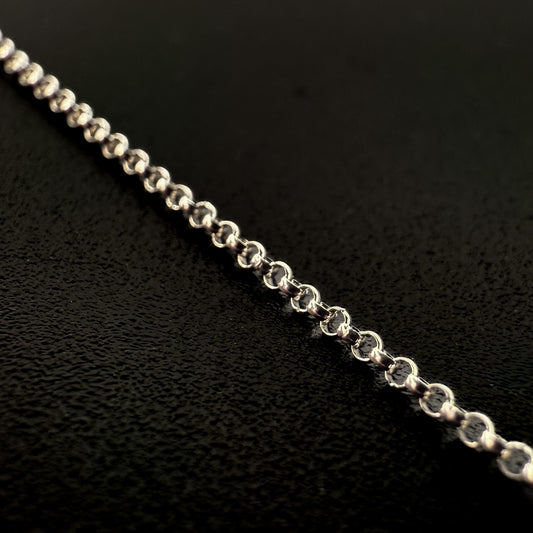0.8mm Rolo Sterling Silver Chain (1 in/CH379)