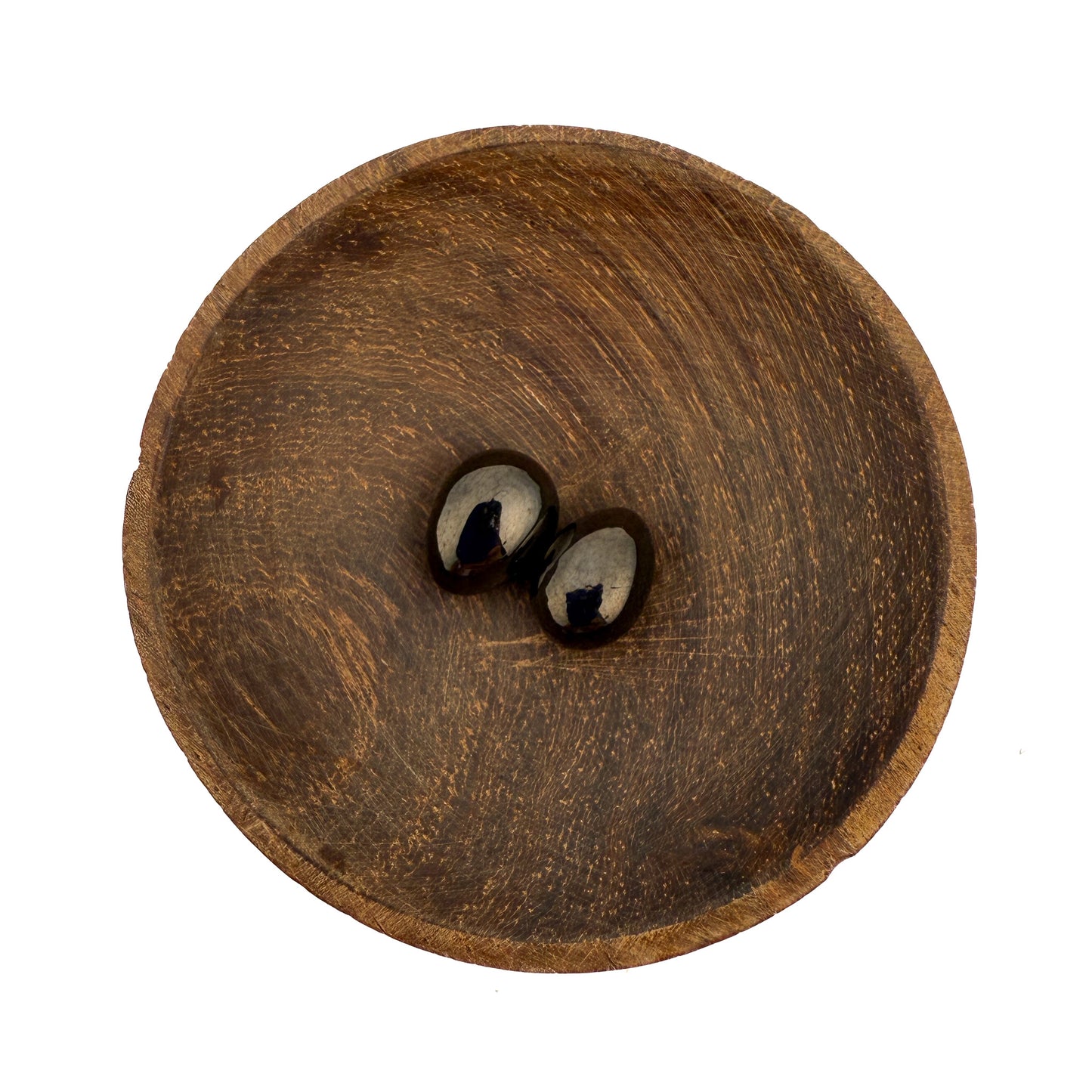 Shungite Smooth Tip Drilled Briolette Beads (2 pcs/P3354)-The Bead Gallery Honolulu