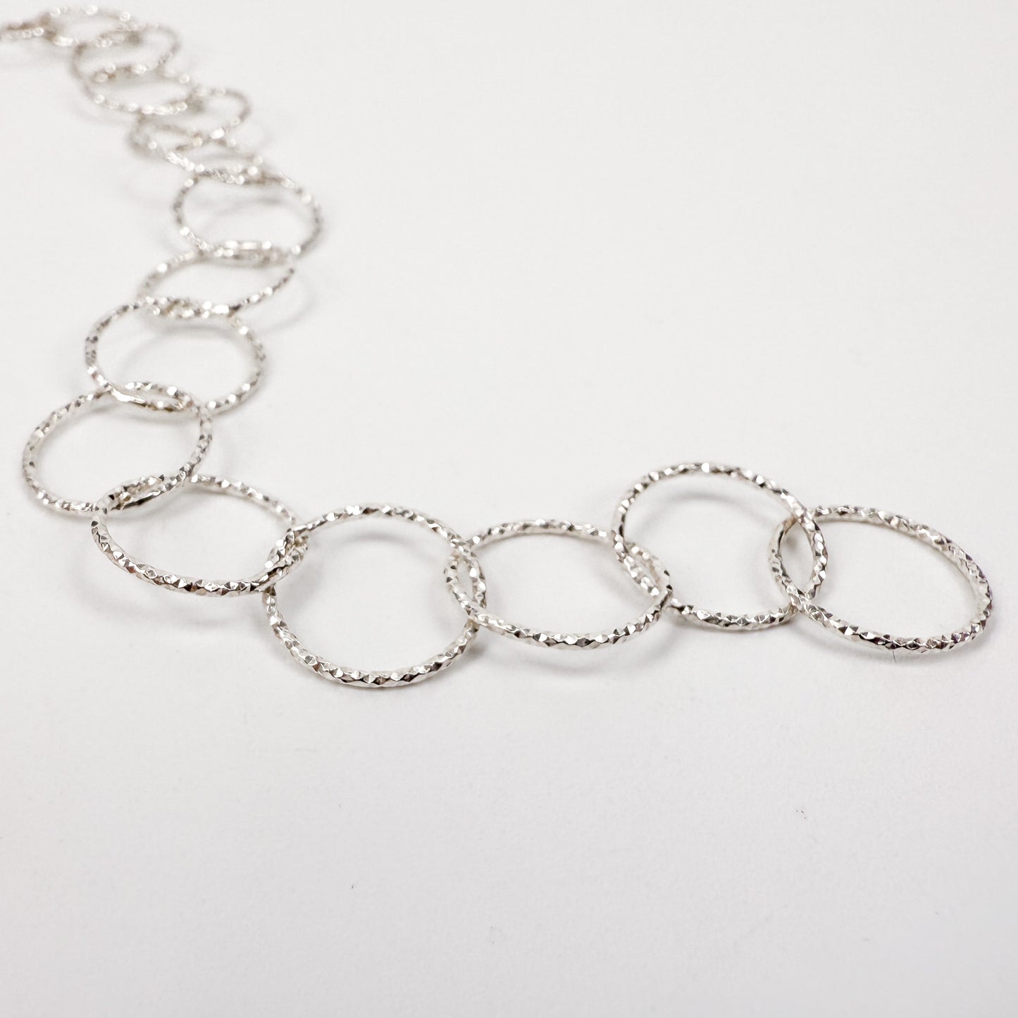 Fancy Bubble Chain Sterling Silver  (1 in/CH190)