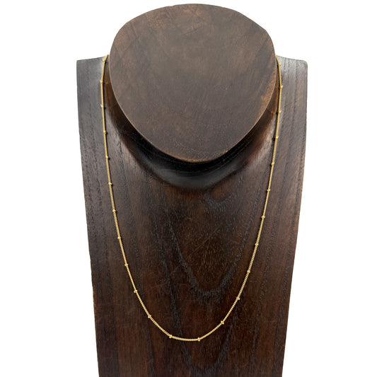 18” Gold Filled Satellite Necklace Chain (M2088)
