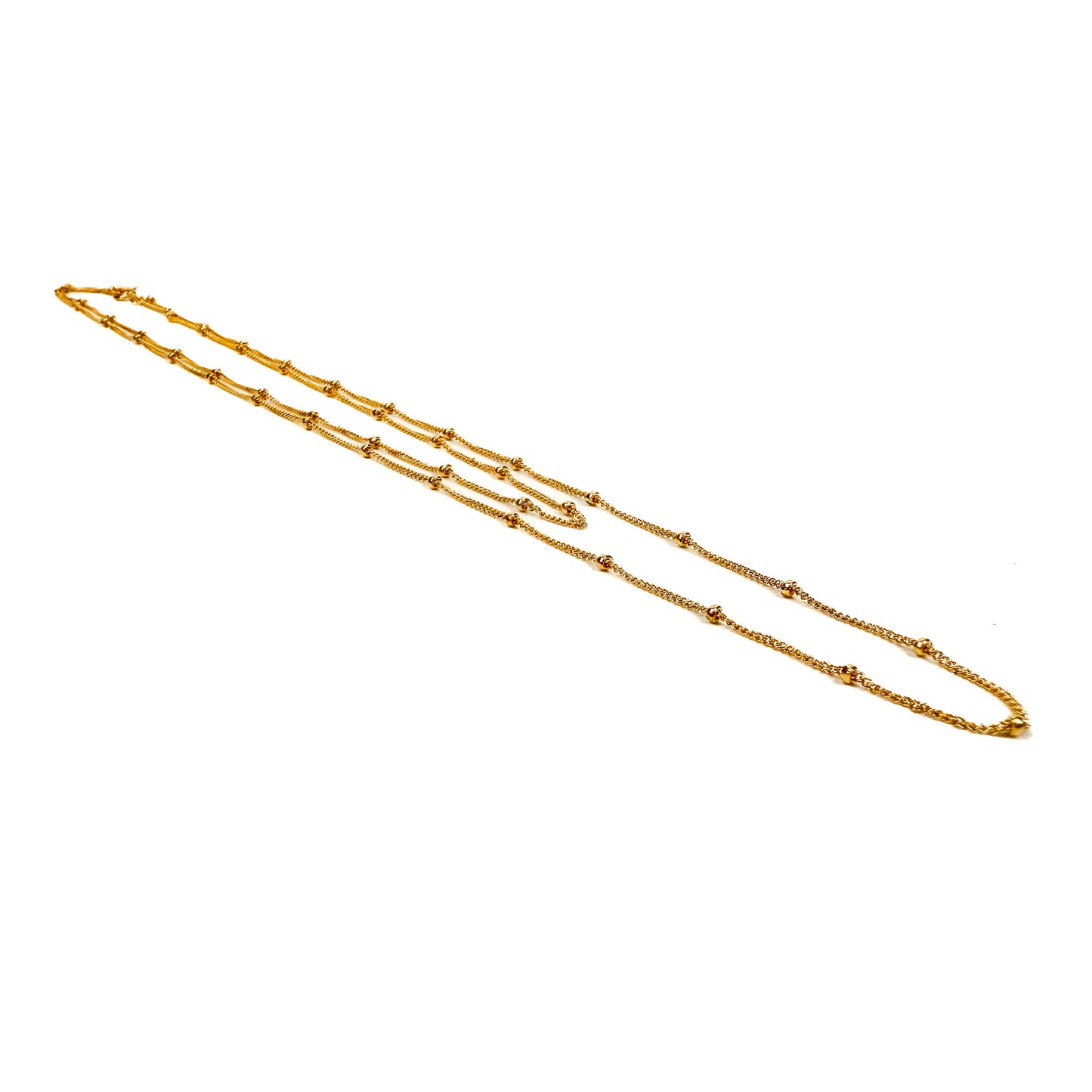 30” Gold Filled Satellite Necklace Chain (M2087)