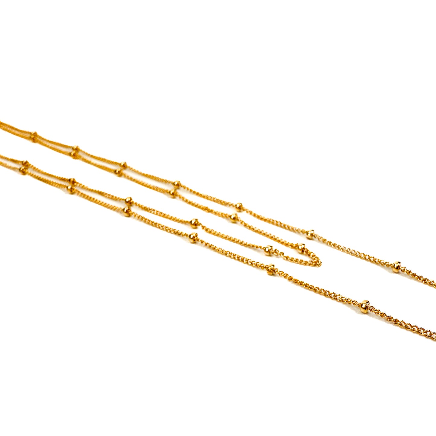 30” Gold Filled Satellite Necklace Chain (M2087)