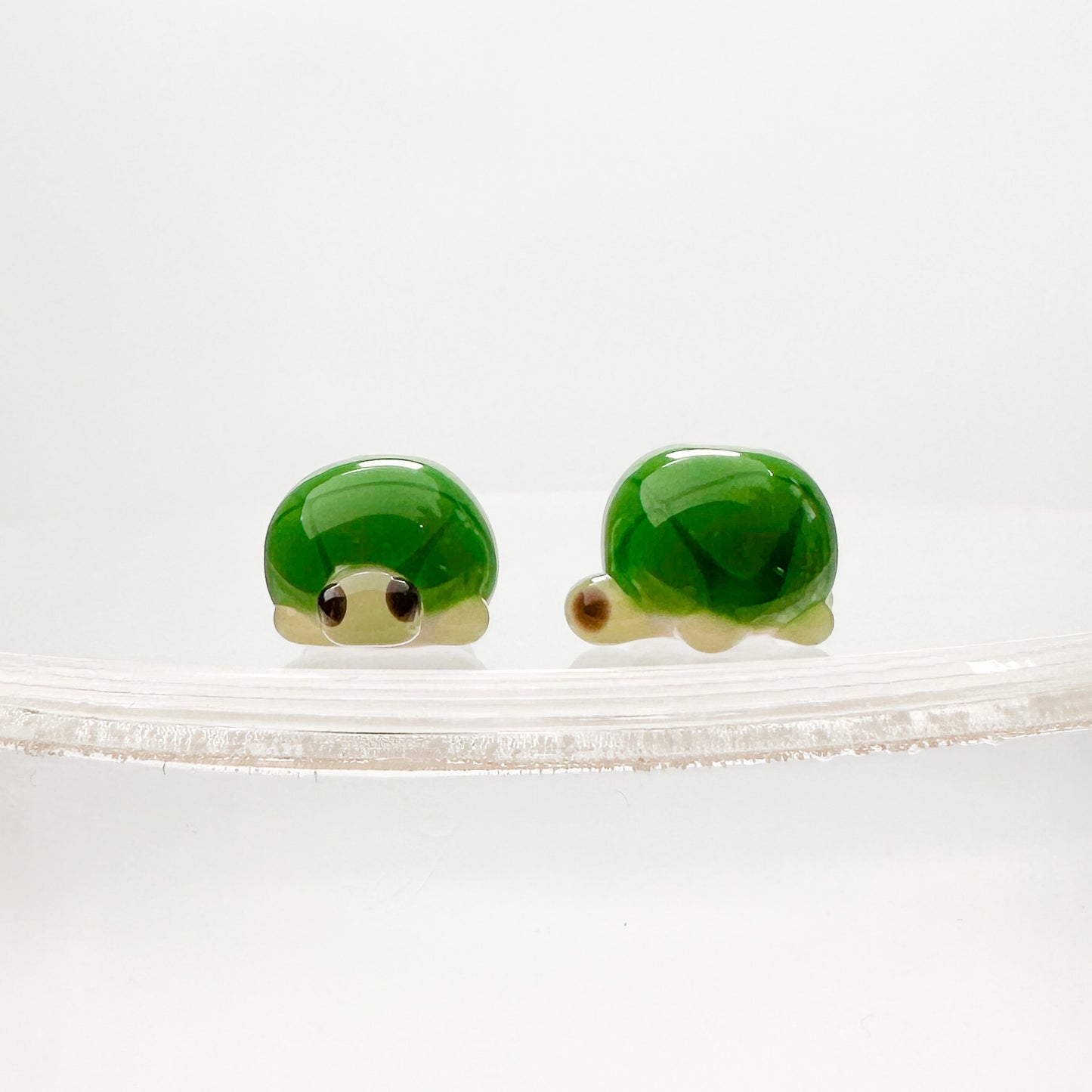 Chibi Handmade Glass Beads - Turtle (2 Colors Available) - 1 pc.-The Bead Gallery Honolulu