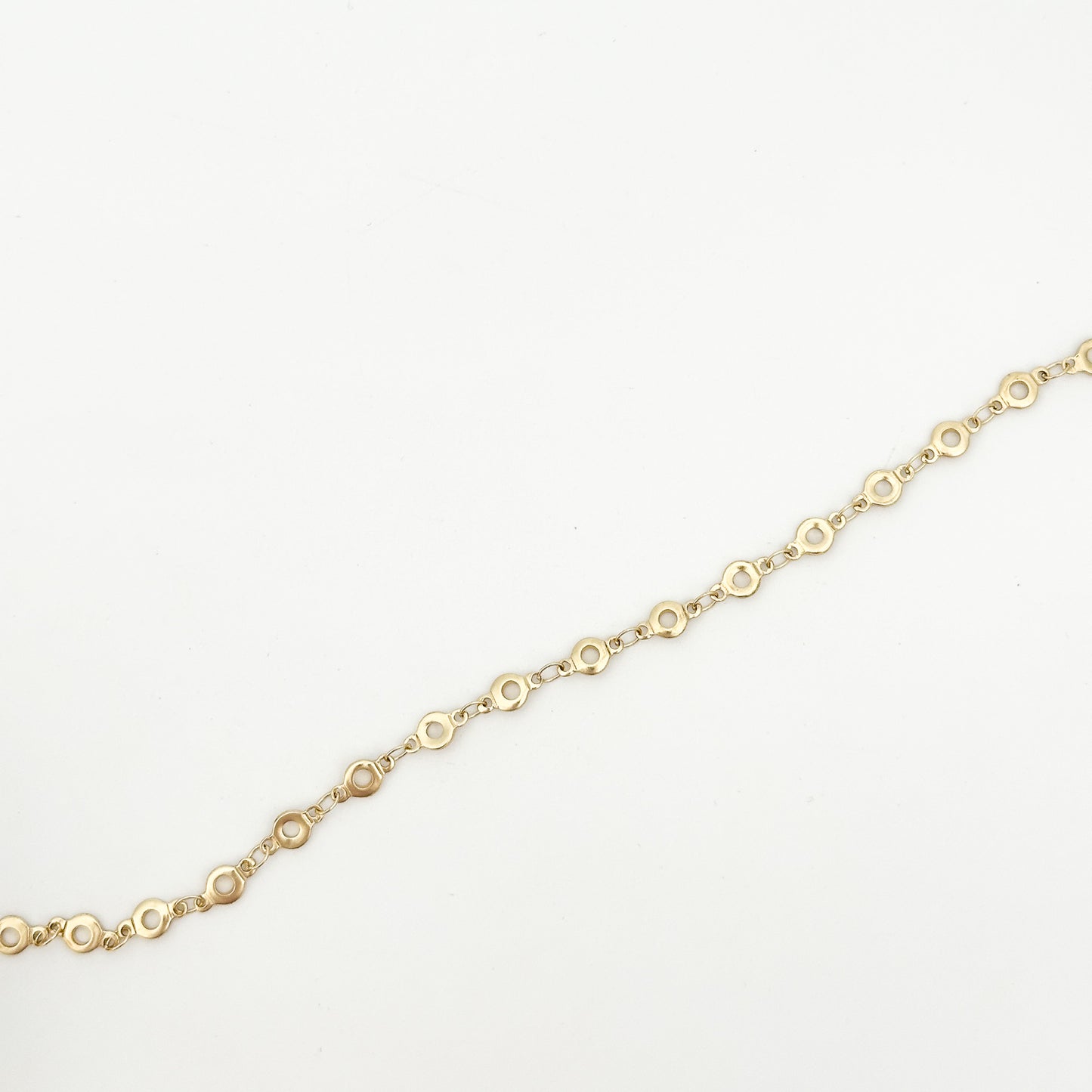 Flat Round "O" Link 4.5mm Chain (2 Colors Available) - 6 in.-The Bead Gallery Honolulu