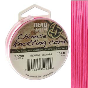 0.8mm Chinese Knotting Cord (19 Color Options) - 15 meters-The Bead Gallery Honolulu