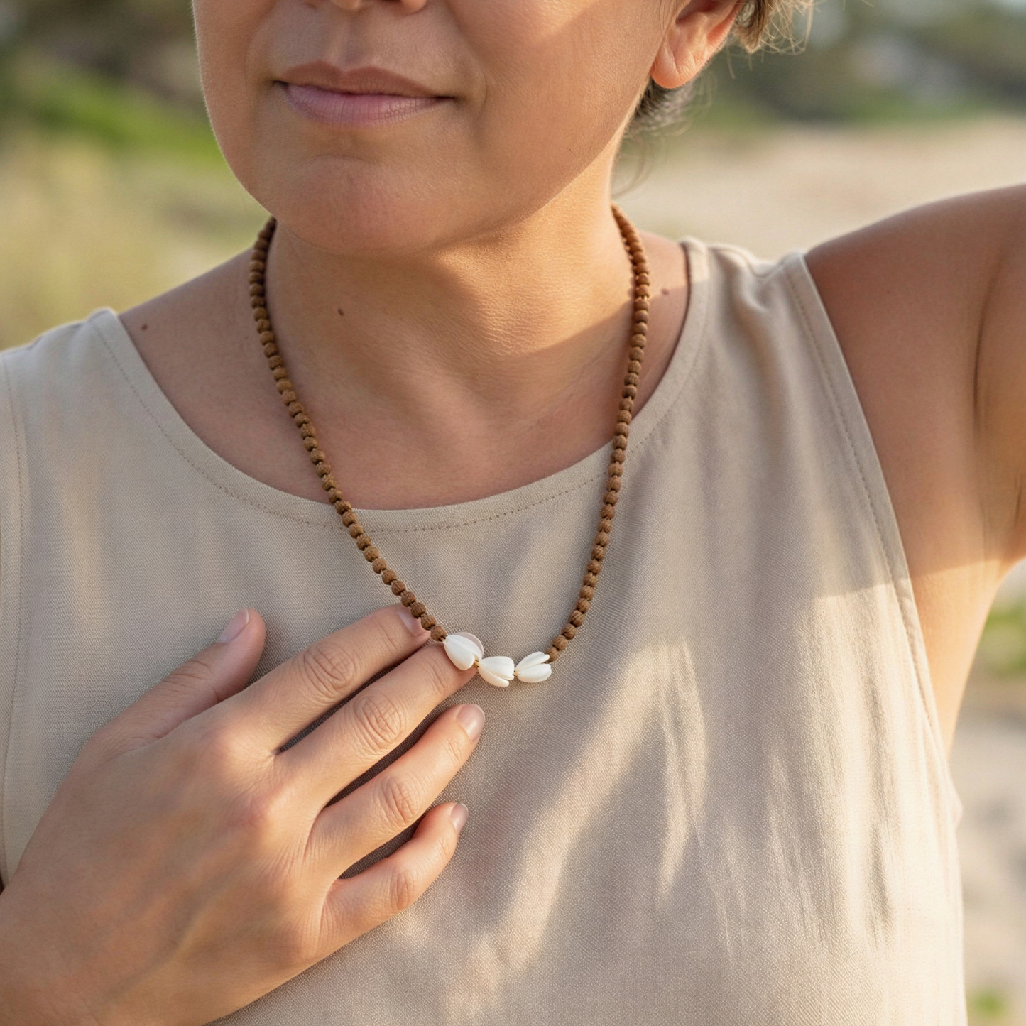 Ku'ulei Pikake & Sandalwood Necklace Kit (3 Pua/KT275) 