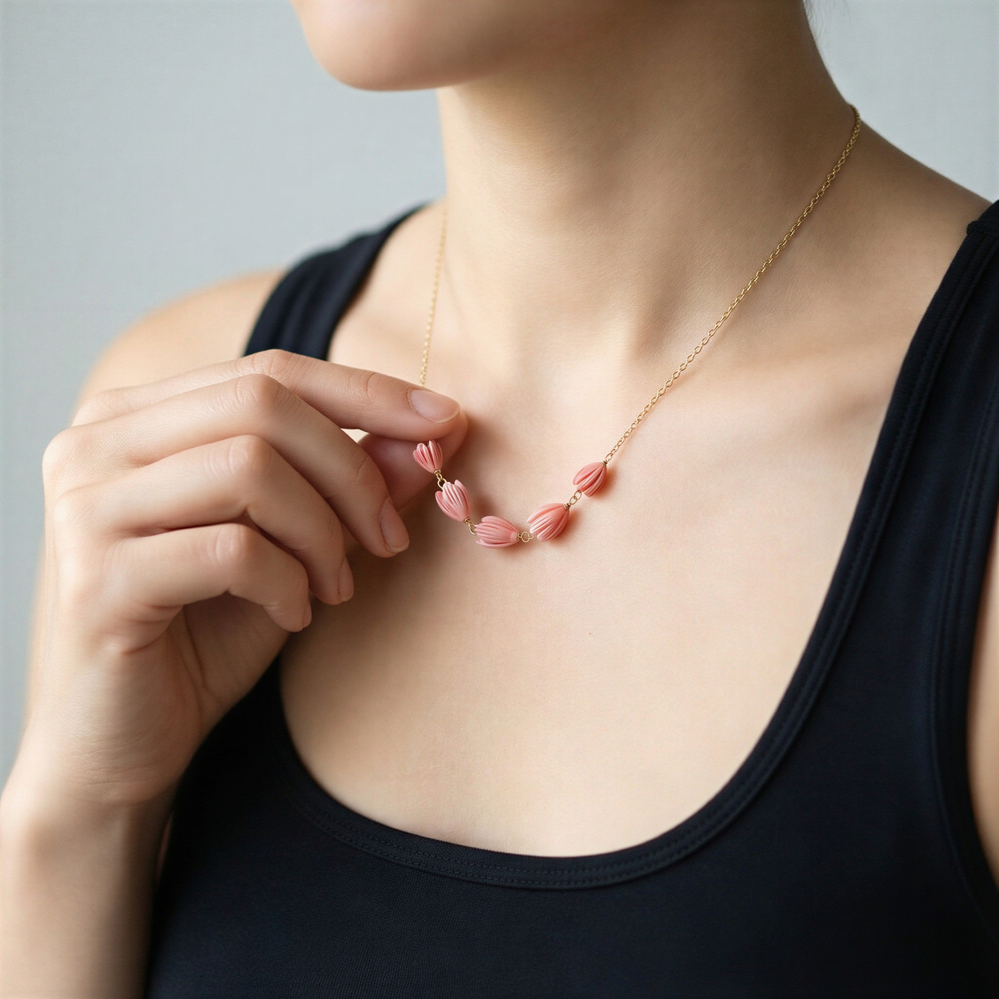 Pink Pikake Necklace Kit - (KT269) 