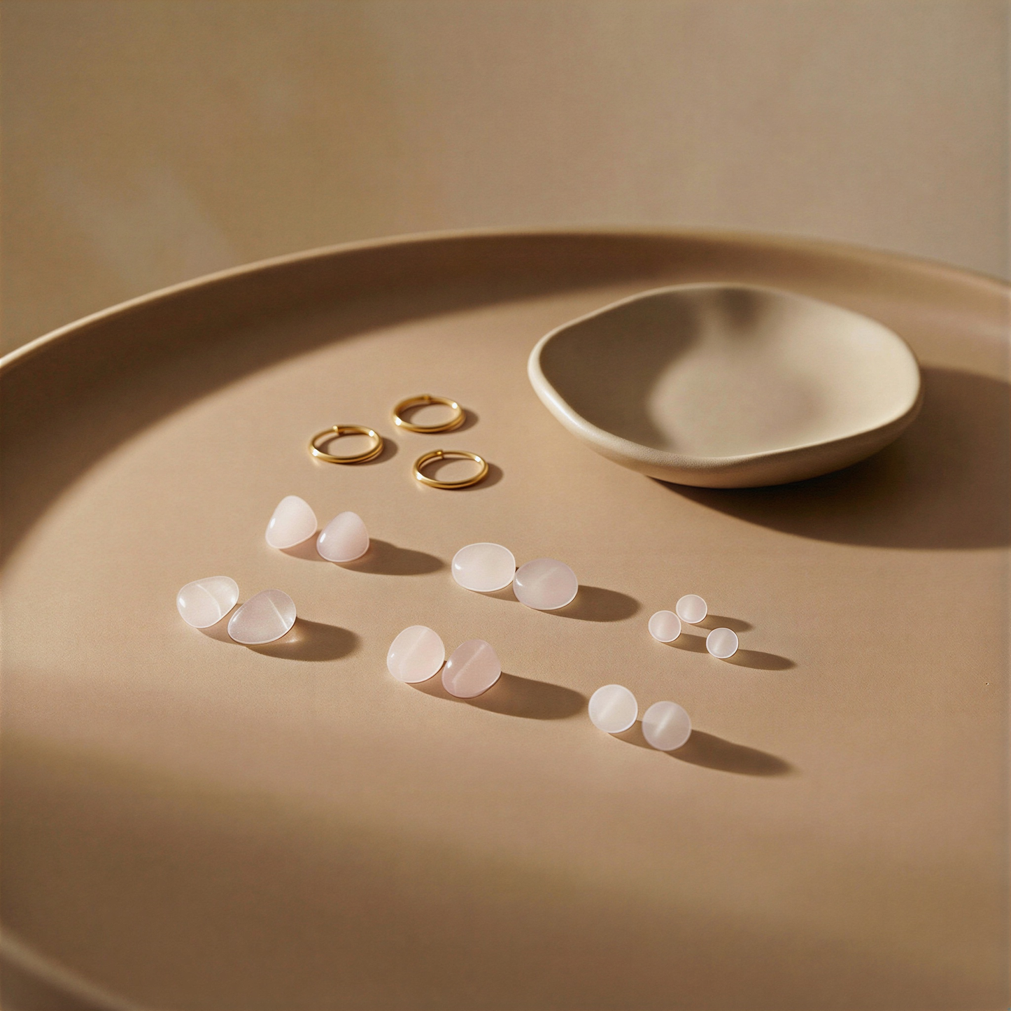 Tumbled Pebbles Rose Quartz Mix (13 pcs/KT301) 