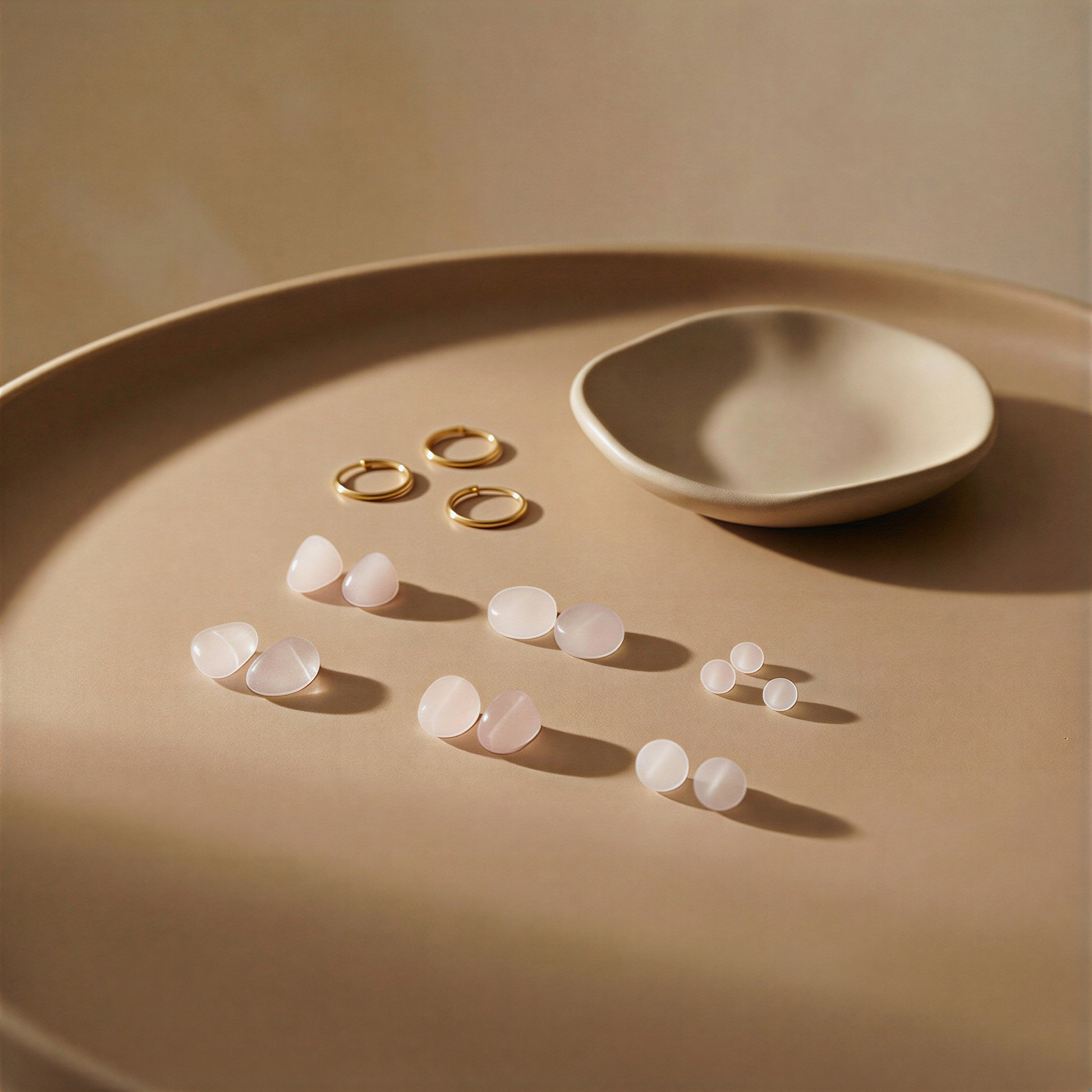 Tumbled Pebbles Rose Quartz Mix (13 pcs/KT301) 