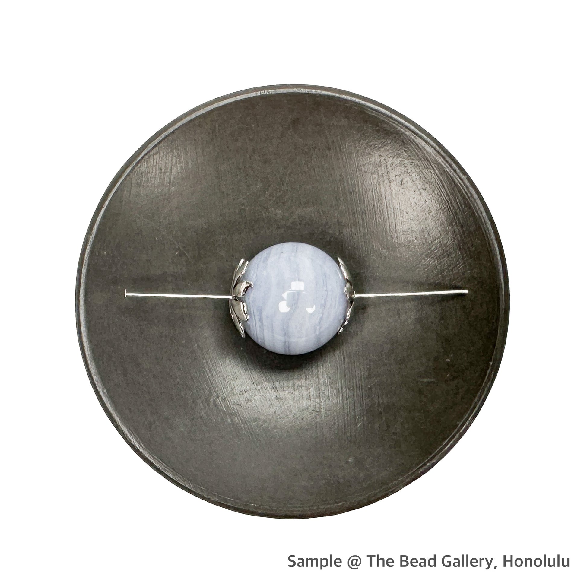 Bead Cap 12mm Wavy Petal (Sterling Silver) - 1 pc.-The Bead Gallery Honolulu