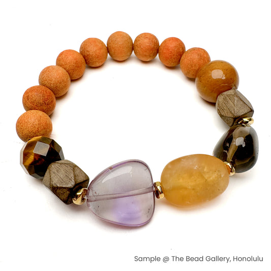 Seasons Change Focal Gemstone Bead Mix - 5 pcs.-The Bead Gallery Honolulu