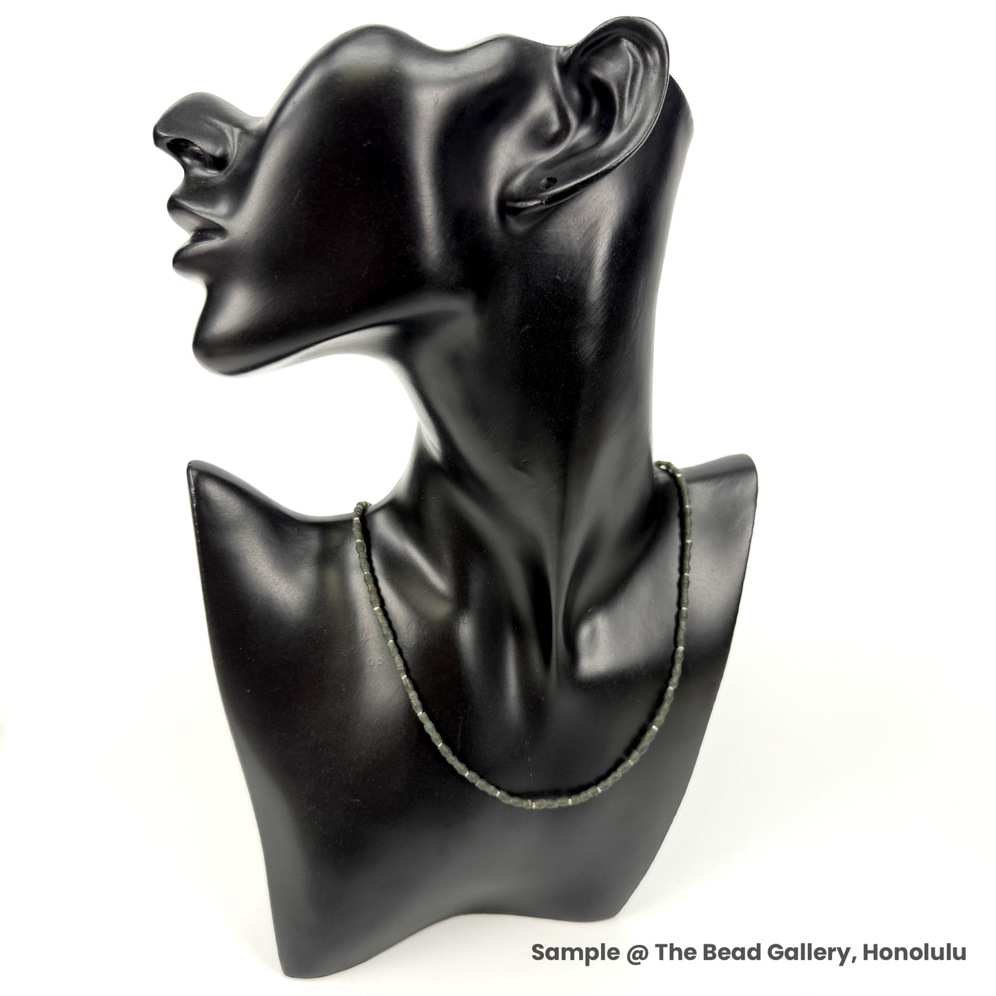 1.5mm Faceted Rondelle Bead (Thai Silver) - 1 INCH (M1855)-The Bead Gallery Honolulu