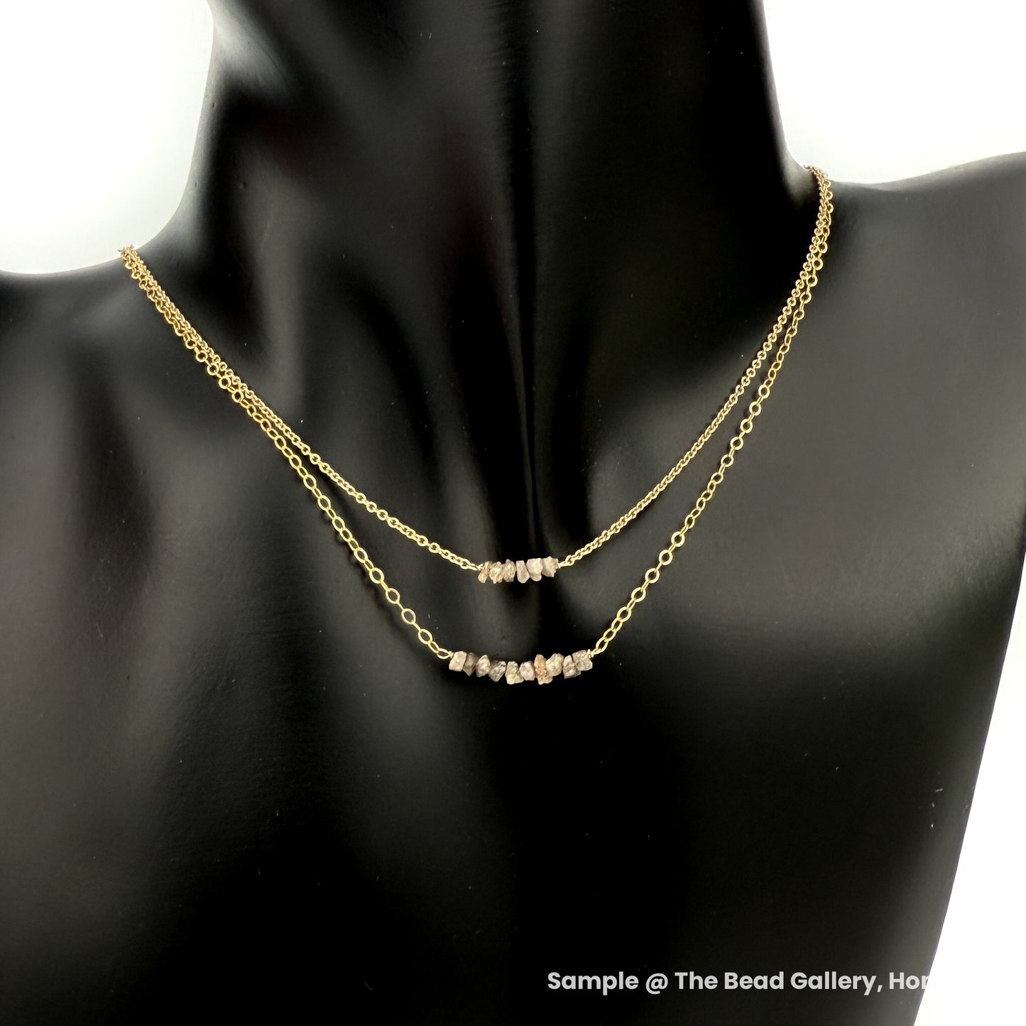 Diamond 1.5mm Rough Nugget Bead (P3425)-The Bead Gallery Honolulu