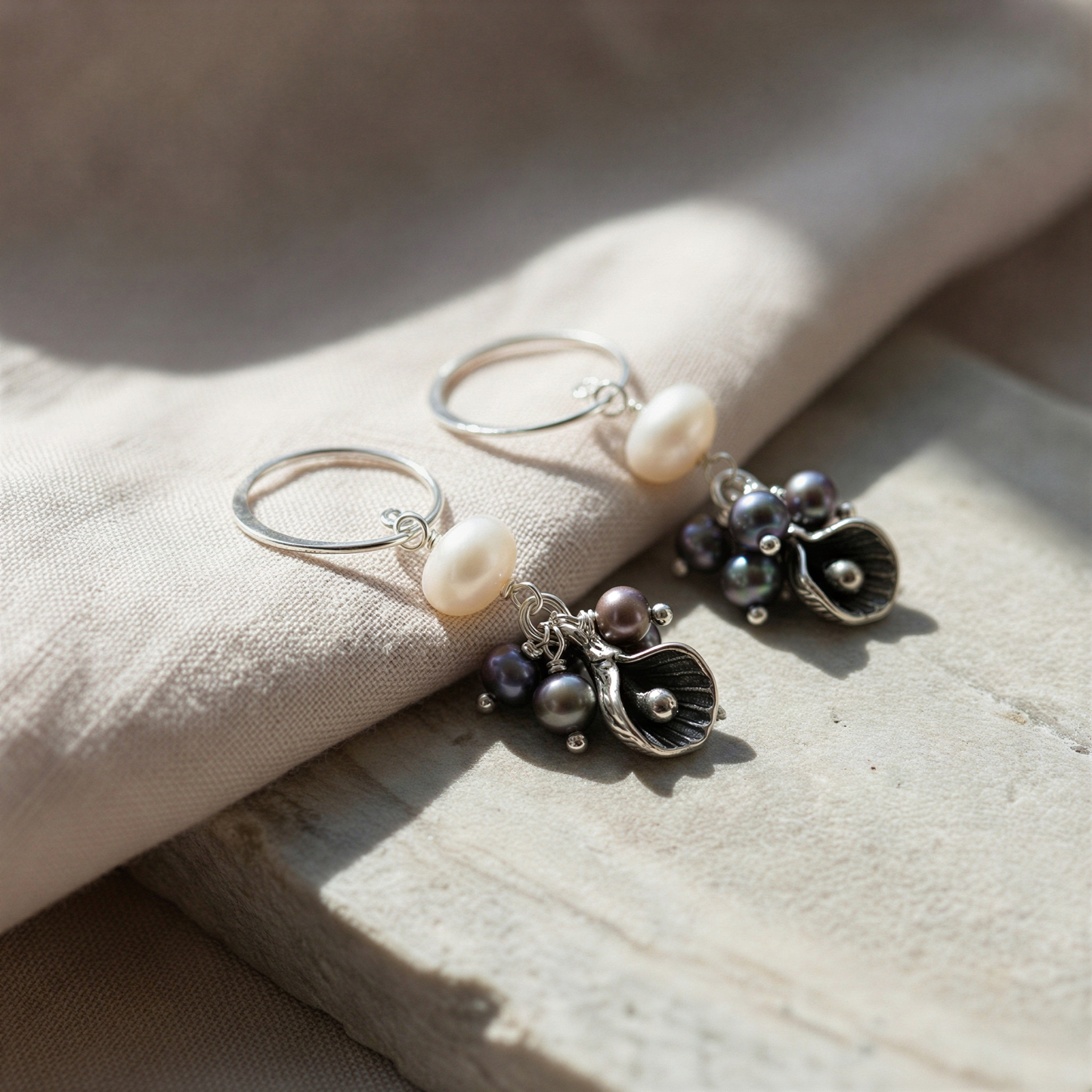 Calla Lily Earring Kit - Sterling Silver (KT279) – AI Studio Image (Transformed)