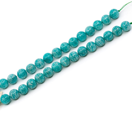 Amazonite 12mm Round Bead - 8" Strand