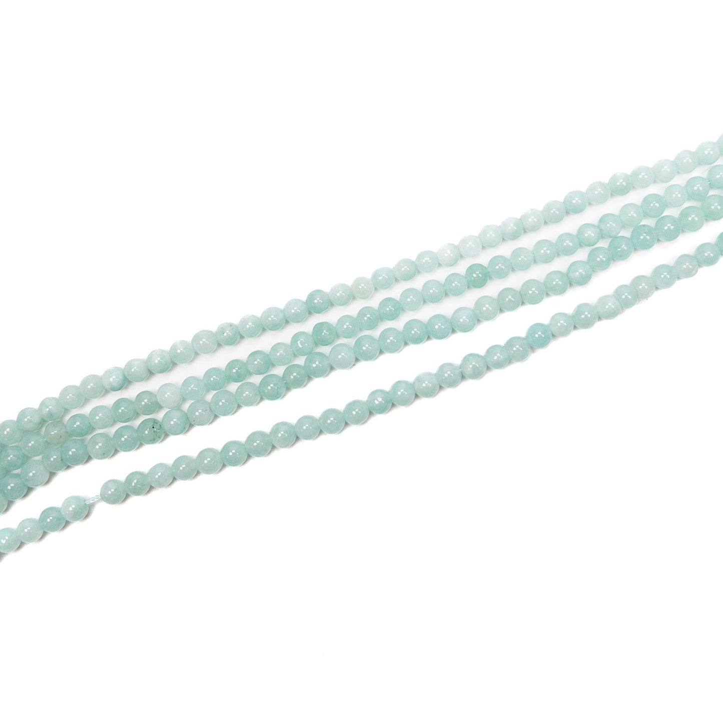 Amazonite Quartz 6mm Round Bead - 7.25" Strand