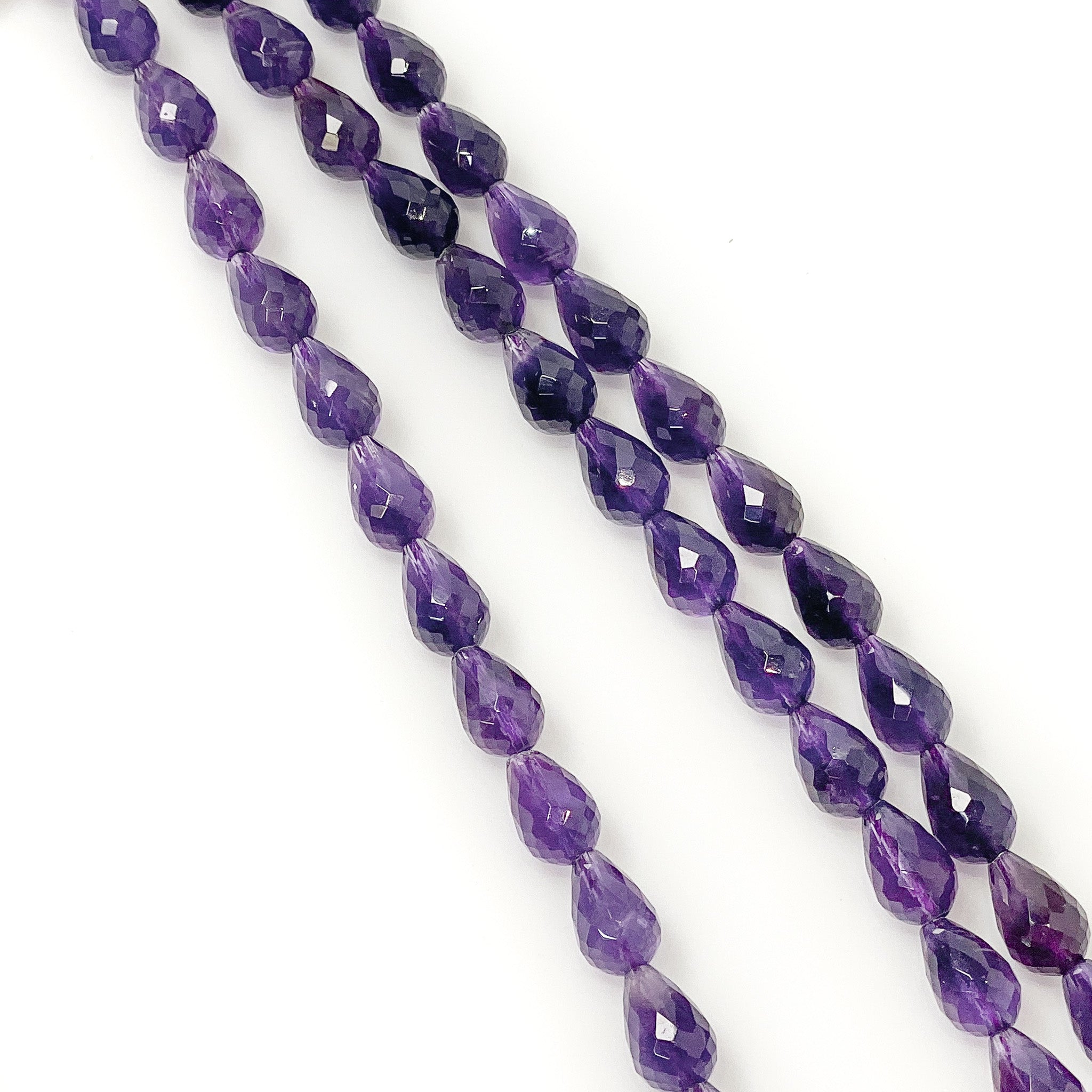 Faceted outlets Amethyst drops