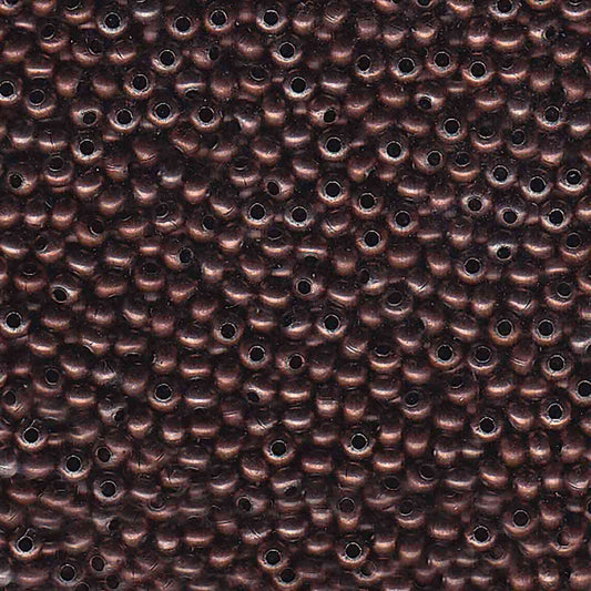 Antique Copper Seed Bead - 6/0 Metal (SB117)-The Bead Gallery Honolulu