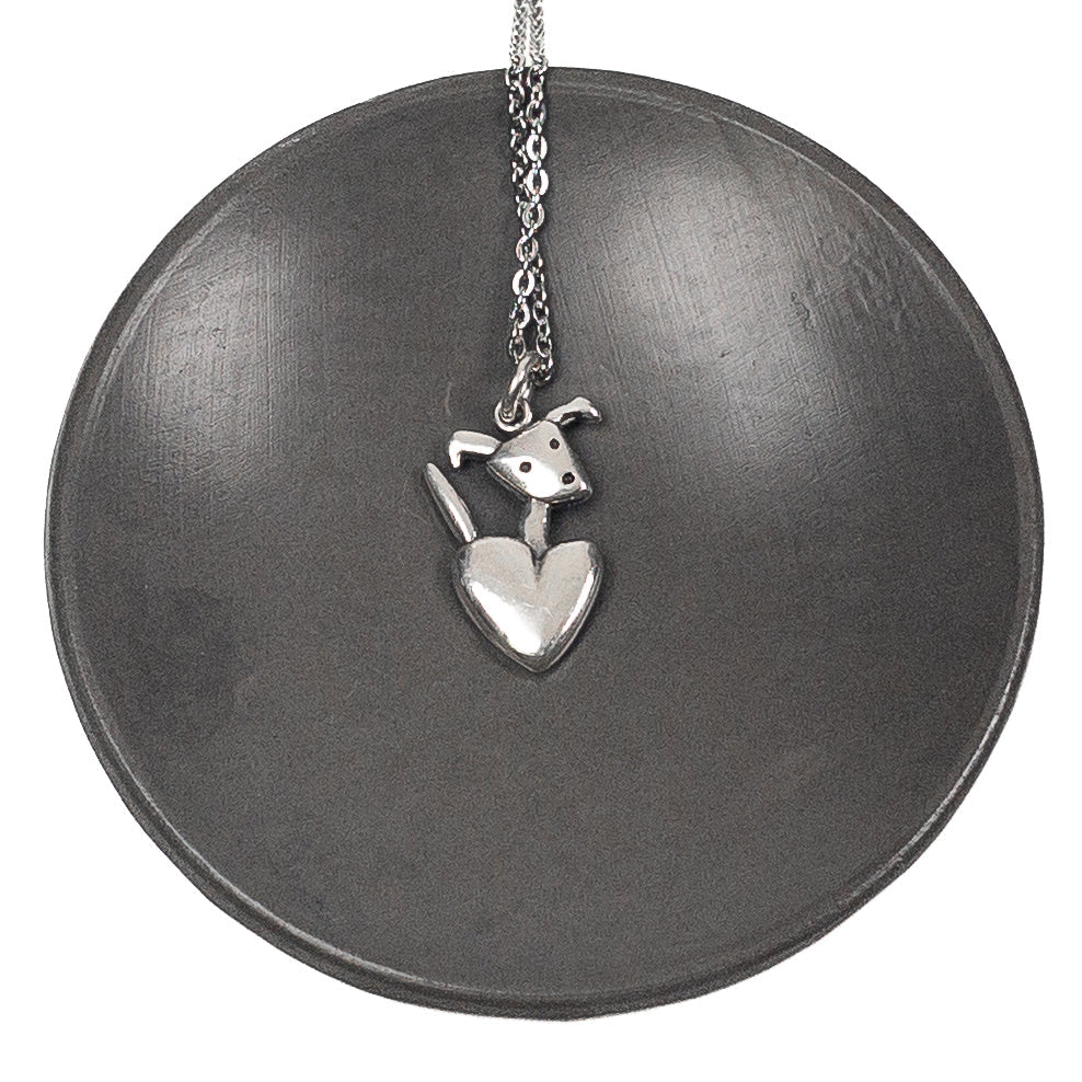 PREORDER SPECIAL! Baby Pocket Pup Necklace (Sterling Silver with Freshwater Pearl)