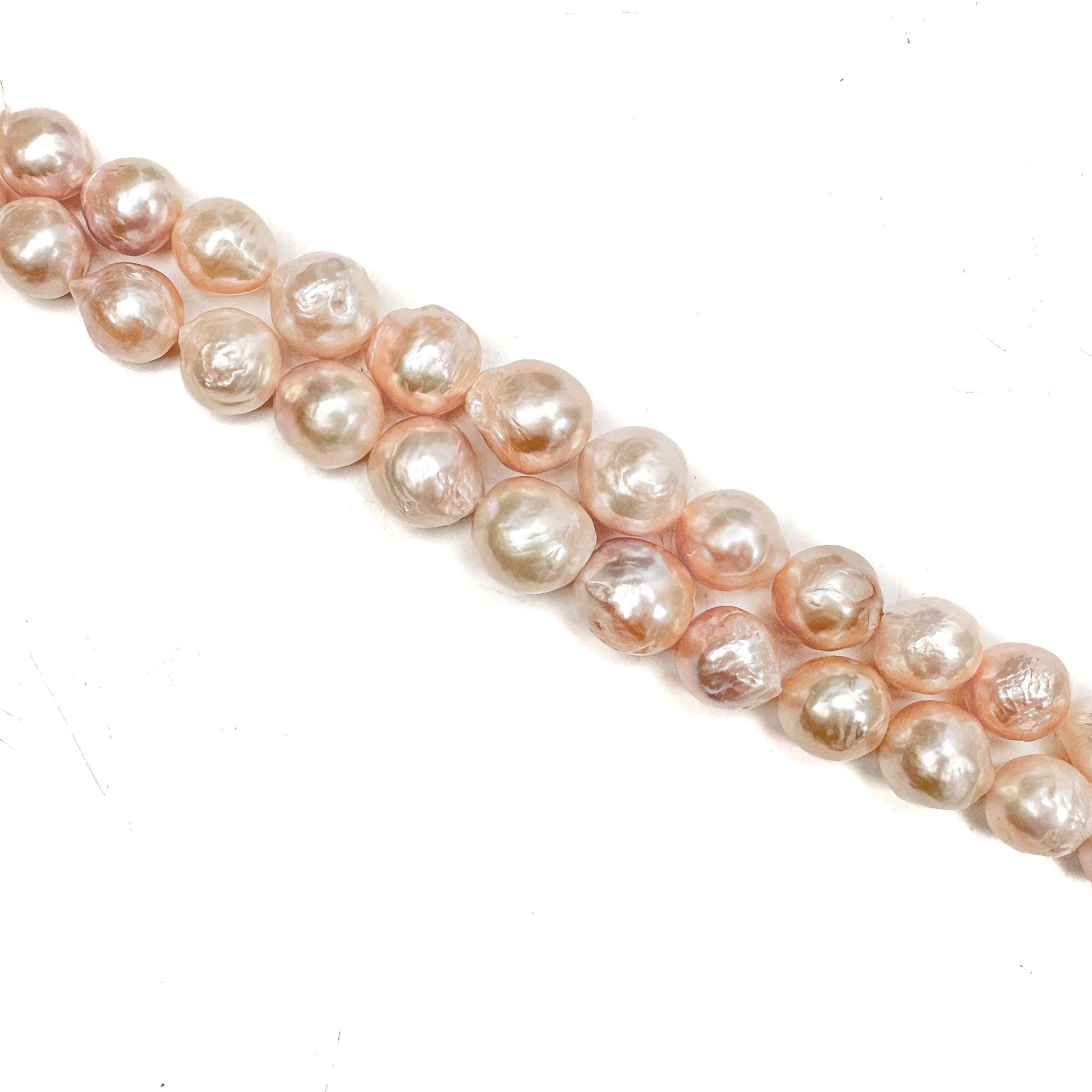 Baroque Freshwater Pearl 11-15mm Premium Bead - 8" Graduated Strand-The Bead Gallery Honolulu