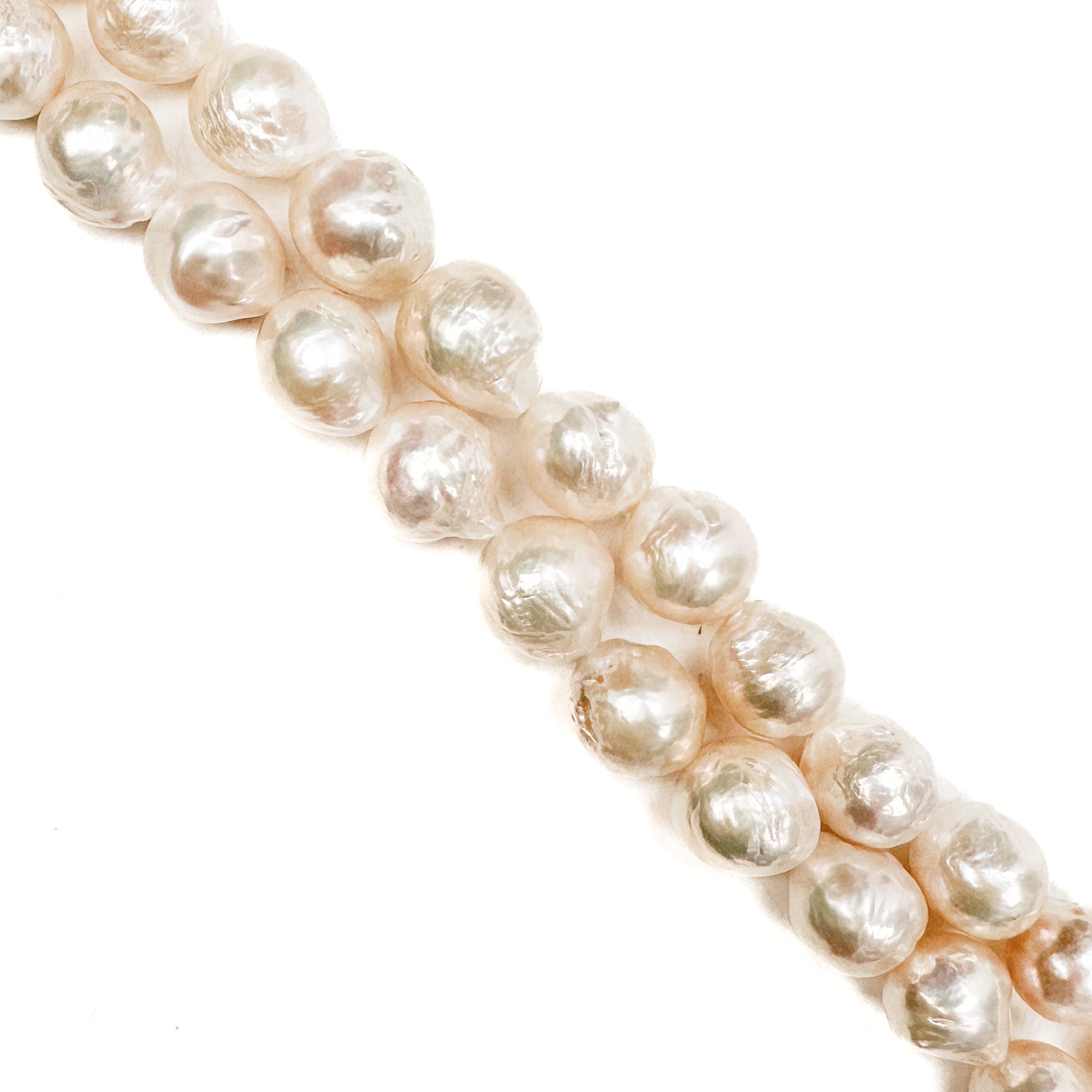 Baroque Freshwater Pearl 11-15mm Premium Bead - 8" Graduated Strand-The Bead Gallery Honolulu