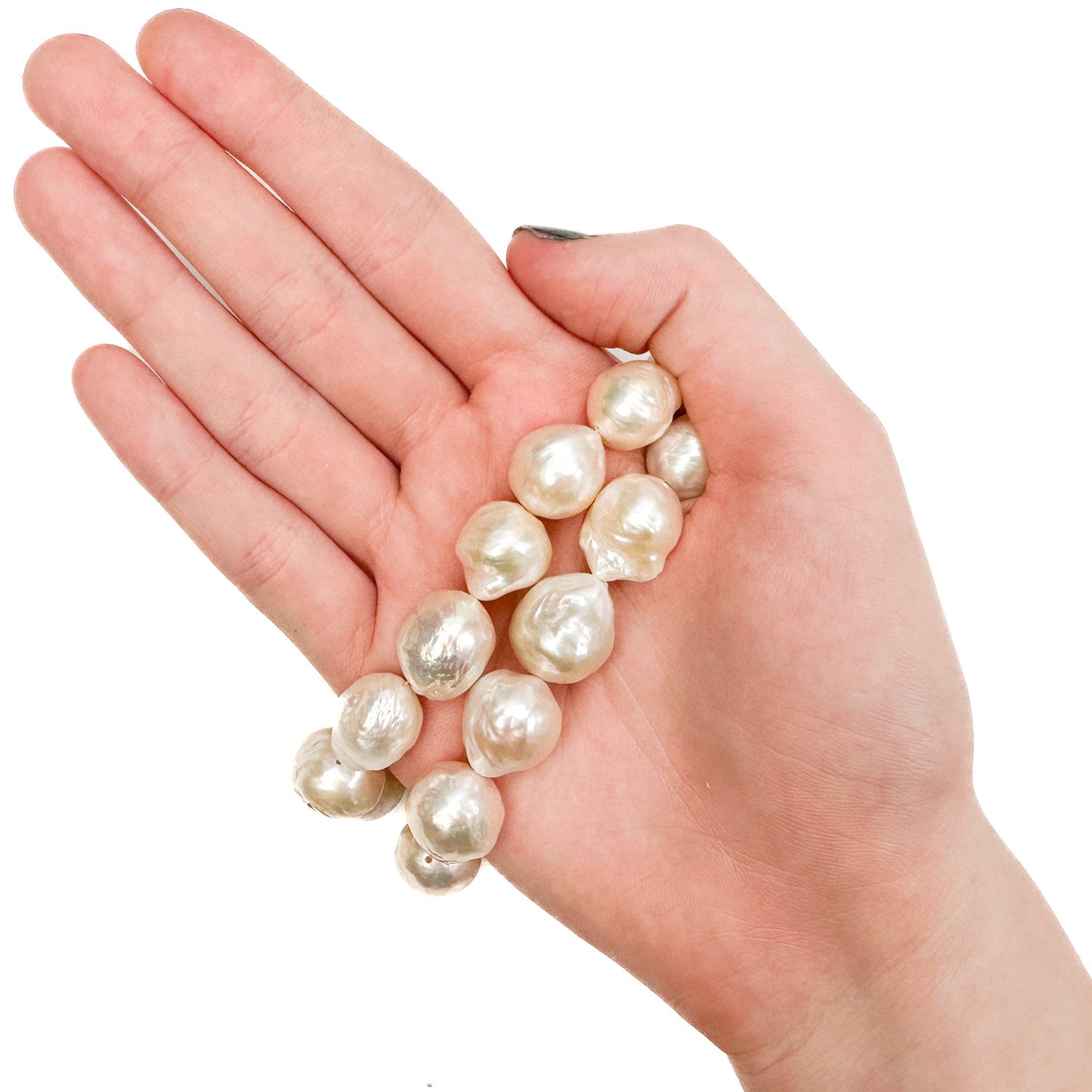 Baroque Freshwater Pearl 11-15mm Premium Bead - 8" Graduated Strand-The Bead Gallery Honolulu