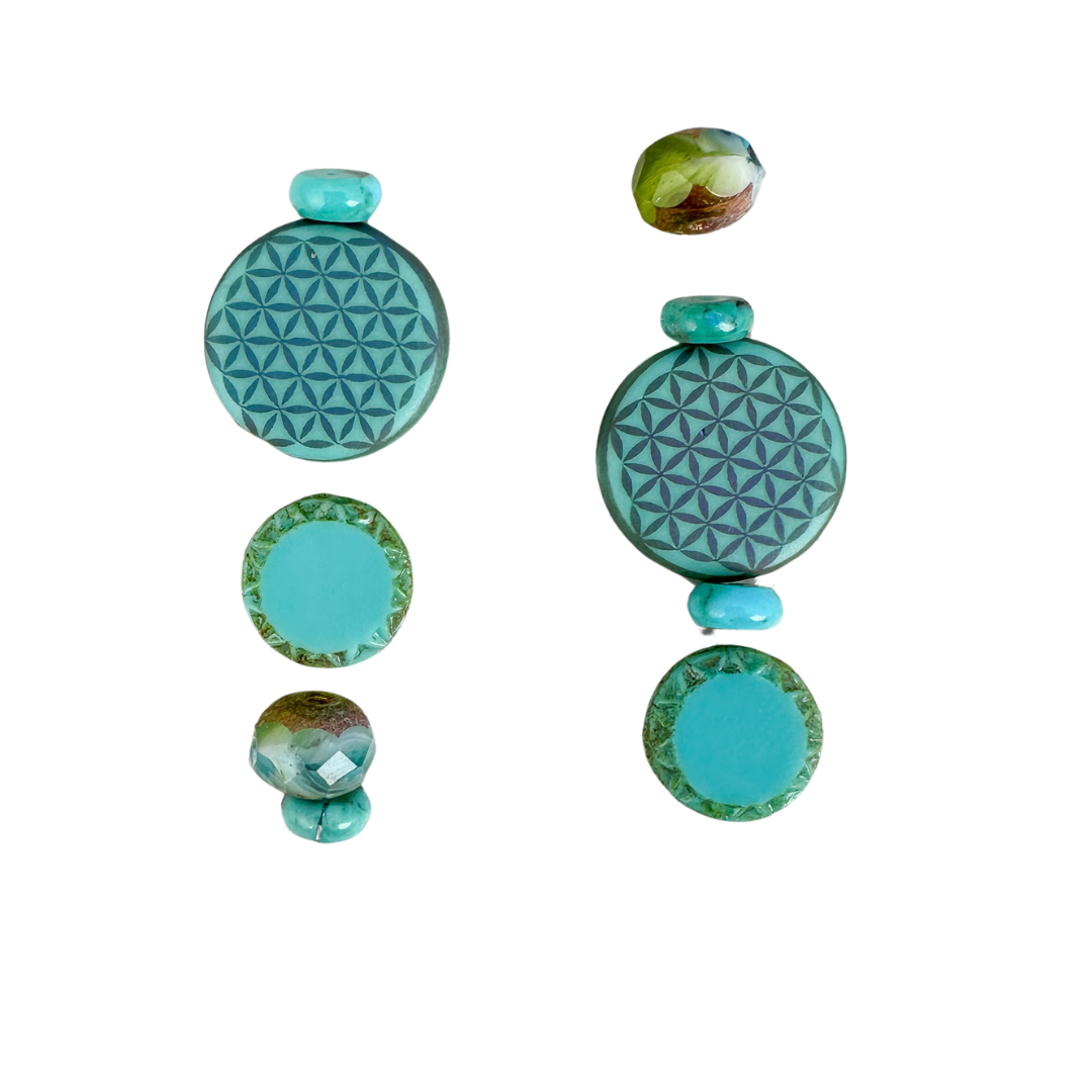 Beach Bound Earrings Kit (4 Designs) - Beads Only (KT442)-The Bead Gallery Honolulu