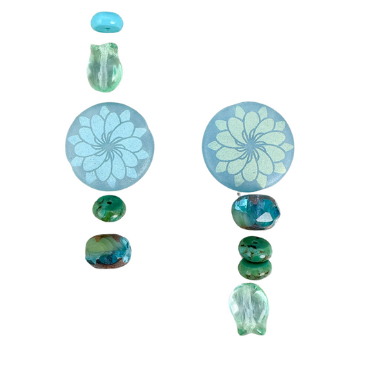 Beach Bound Earrings Kit (4 Designs) - Beads Only (KT442)-The Bead Gallery Honolulu