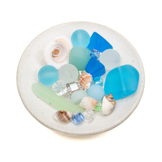 Beachcomber Glass & Shell Mix - 26 pcs.