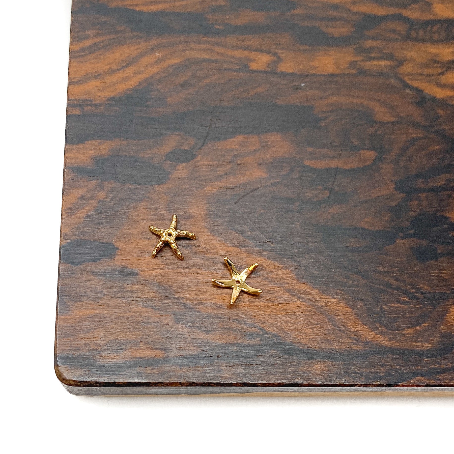 Starfish Bead Cap (3 Metal Options Available) - 1 pc.