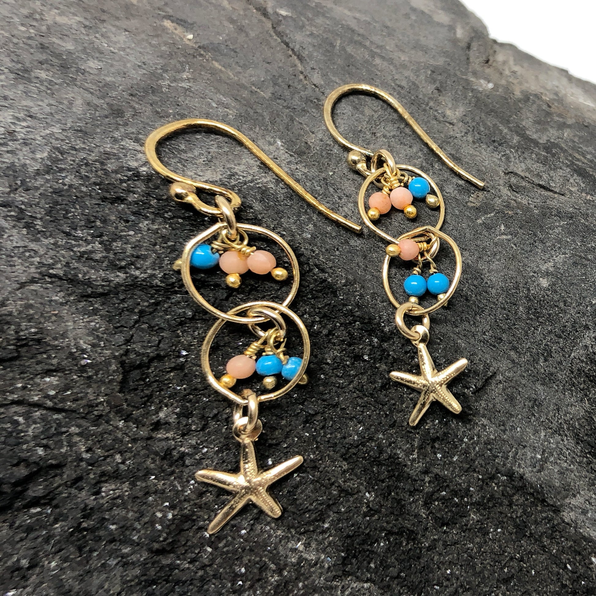 Bitty Seastar Charms (2 Metal Options) - 6 pcs.