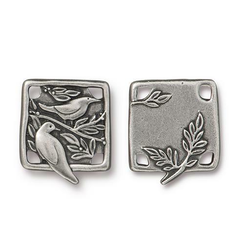 Botanical Birds Diamond Link (4 Colors Available) - 1 pc.