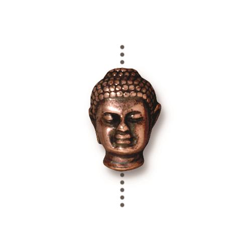 Buddha (Large Hole) Head Bead (4 Colors Available) - 1 pc.