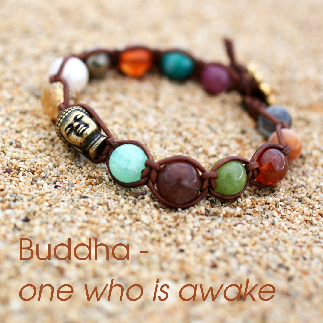 Buddha (Large Hole) Head Bead (4 Colors Available) - 1 pc.