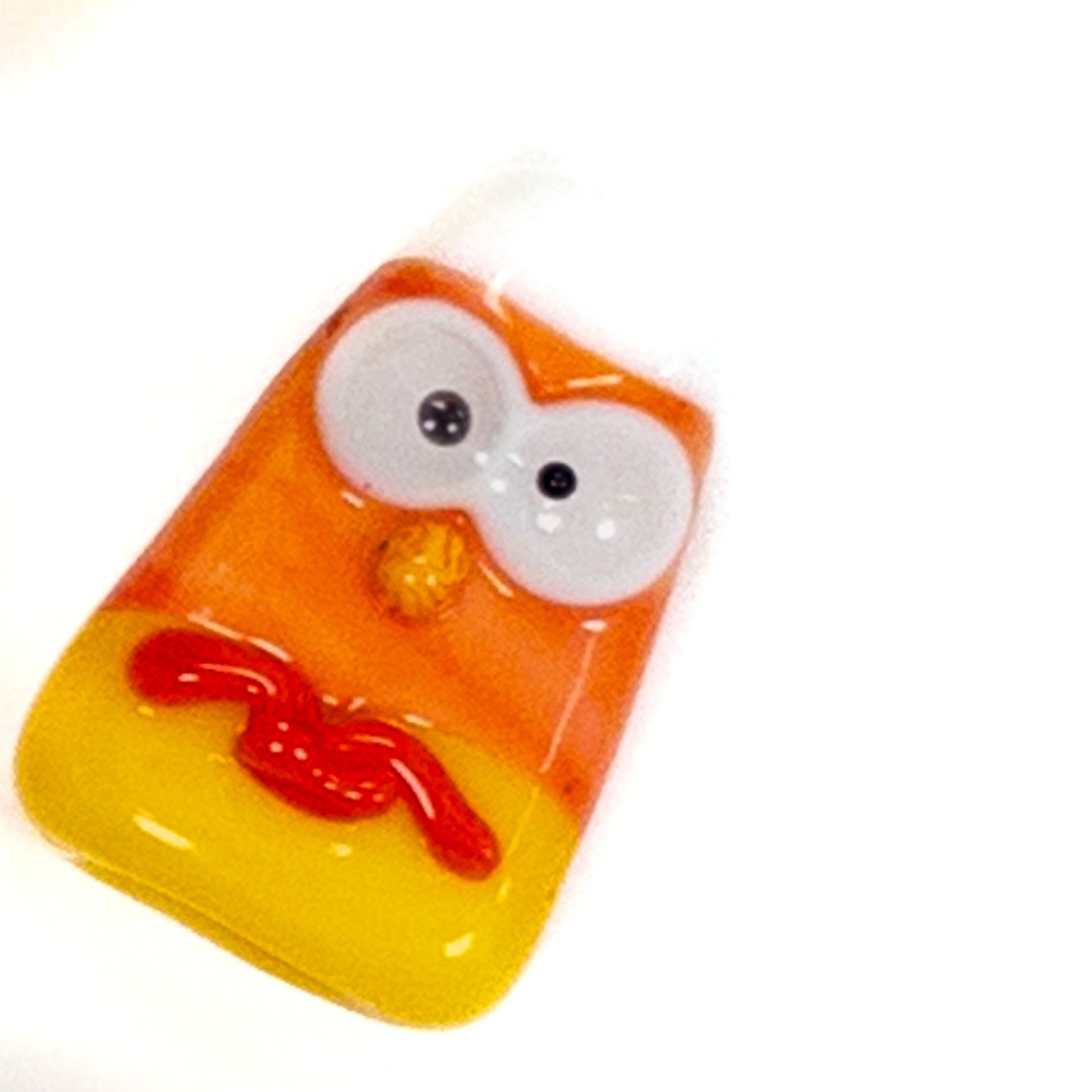 Calvin Orr Handmade Glass Goofy Candy Corn Beads! - 1 pc. (LB32)-The Bead Gallery Honolulu
