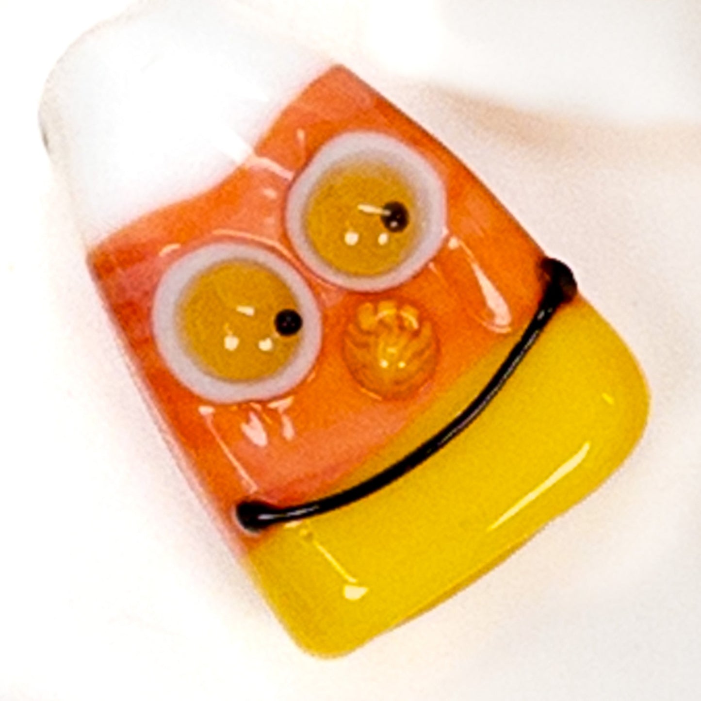 Calvin Orr Handmade Glass Goofy Candy Corn Beads! - 1 pc. (LB32)