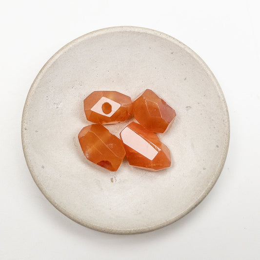 Carnelian Medium Nugget Bead - 1 pc.