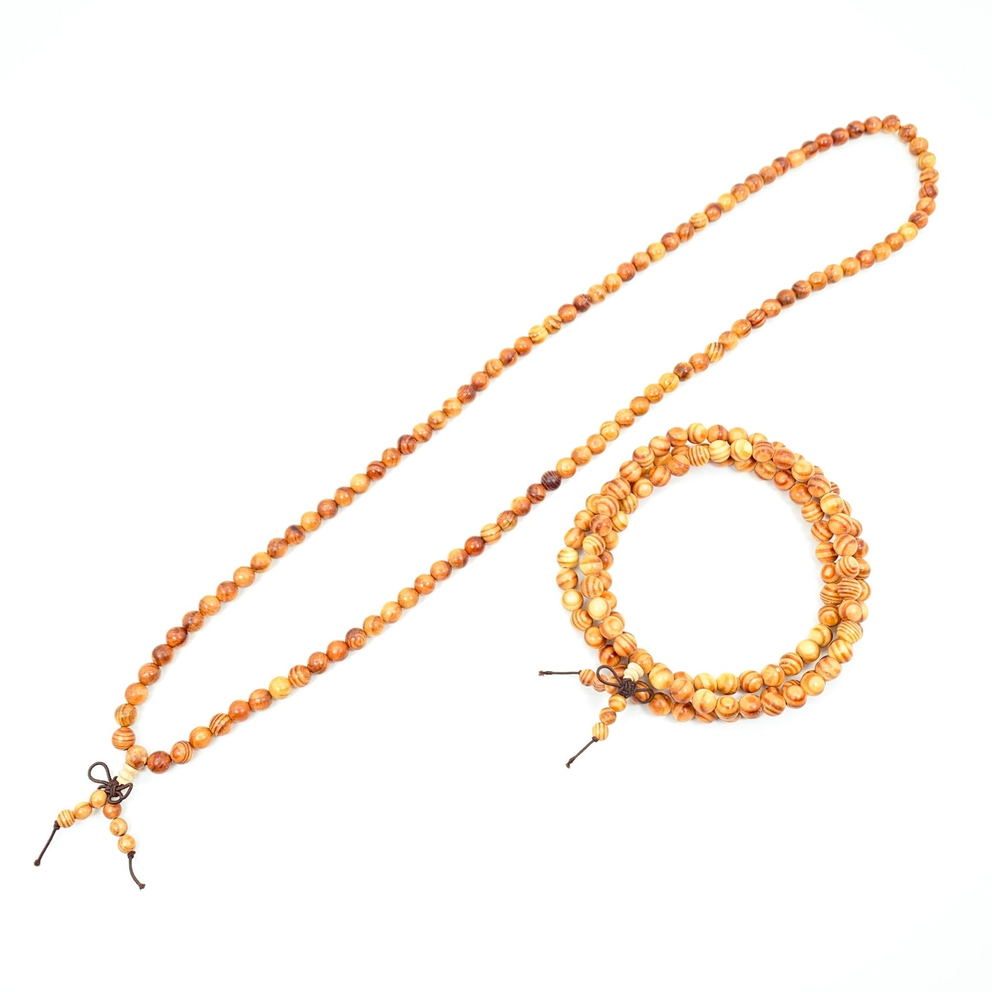 Cedar Wood Strand - 8mm Mala