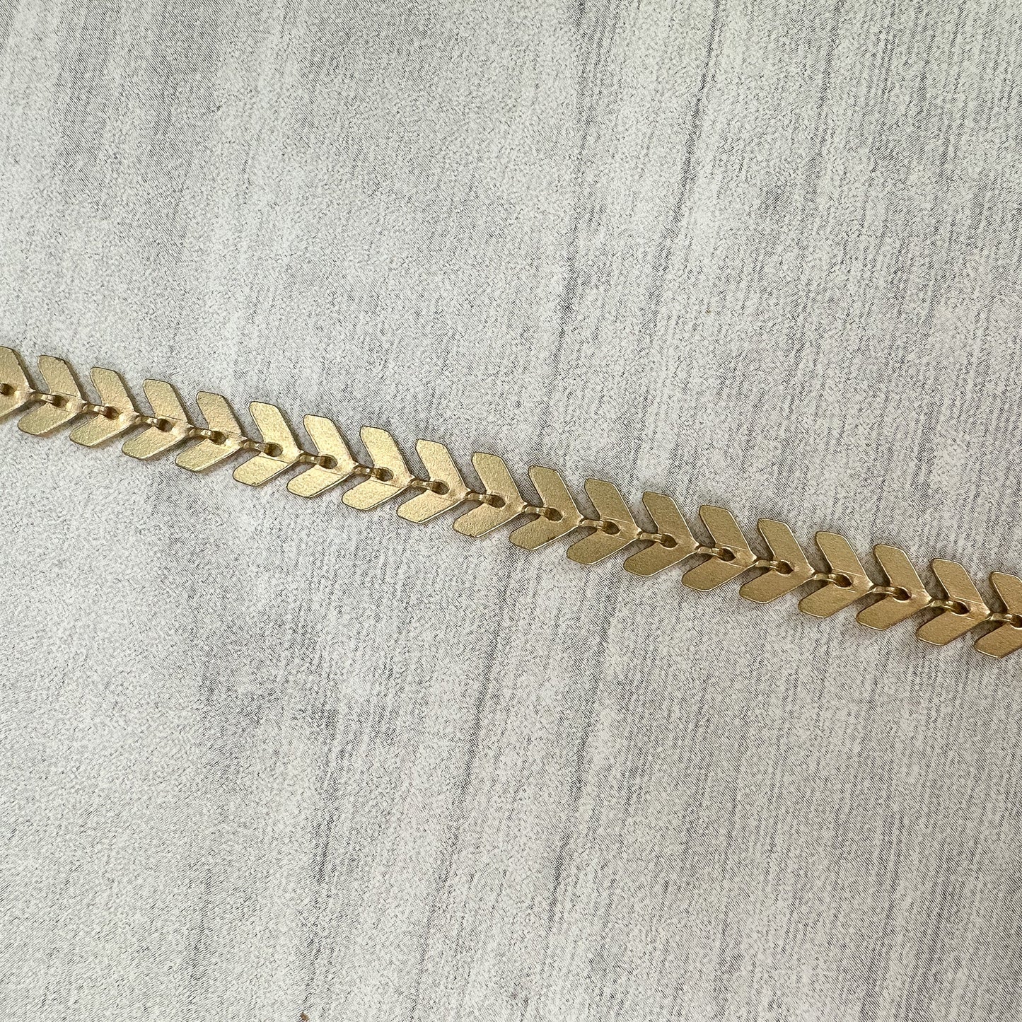 Chevron 6.5mm Chain (3 Metal Options) - 6 in.