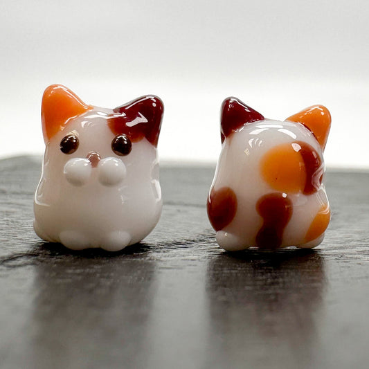 Chibi Beads - Calico Cat Body-The Bead Gallery Honolulu