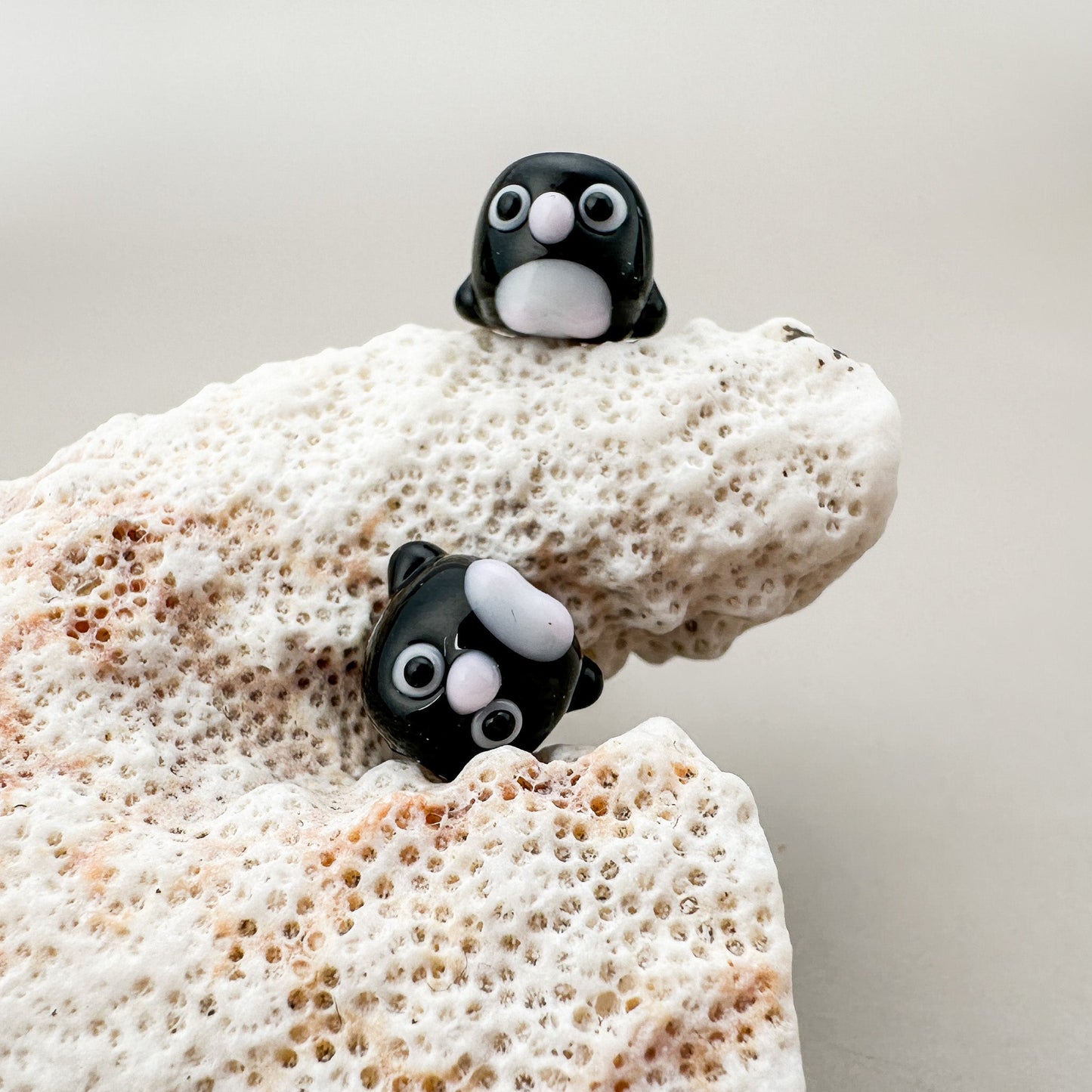 Chibi Handmade Glass Beads - Cape Penguin (LB271)