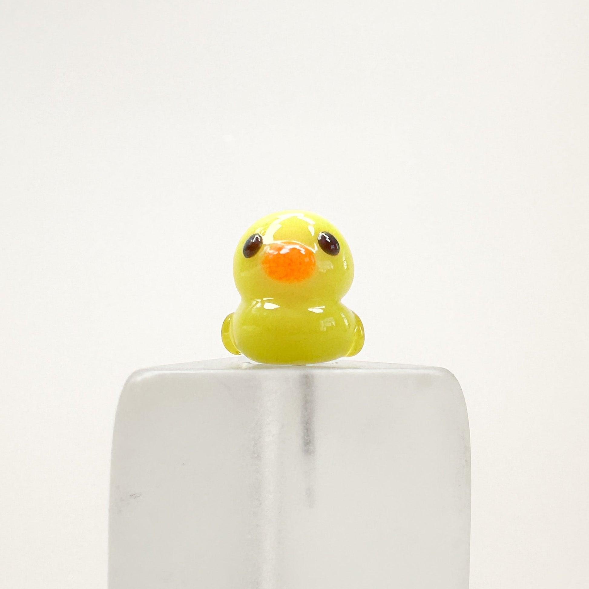 Chibi Handmade Glass Beads - Duck (2 Color Options) - 1 pc.-The Bead Gallery Honolulu