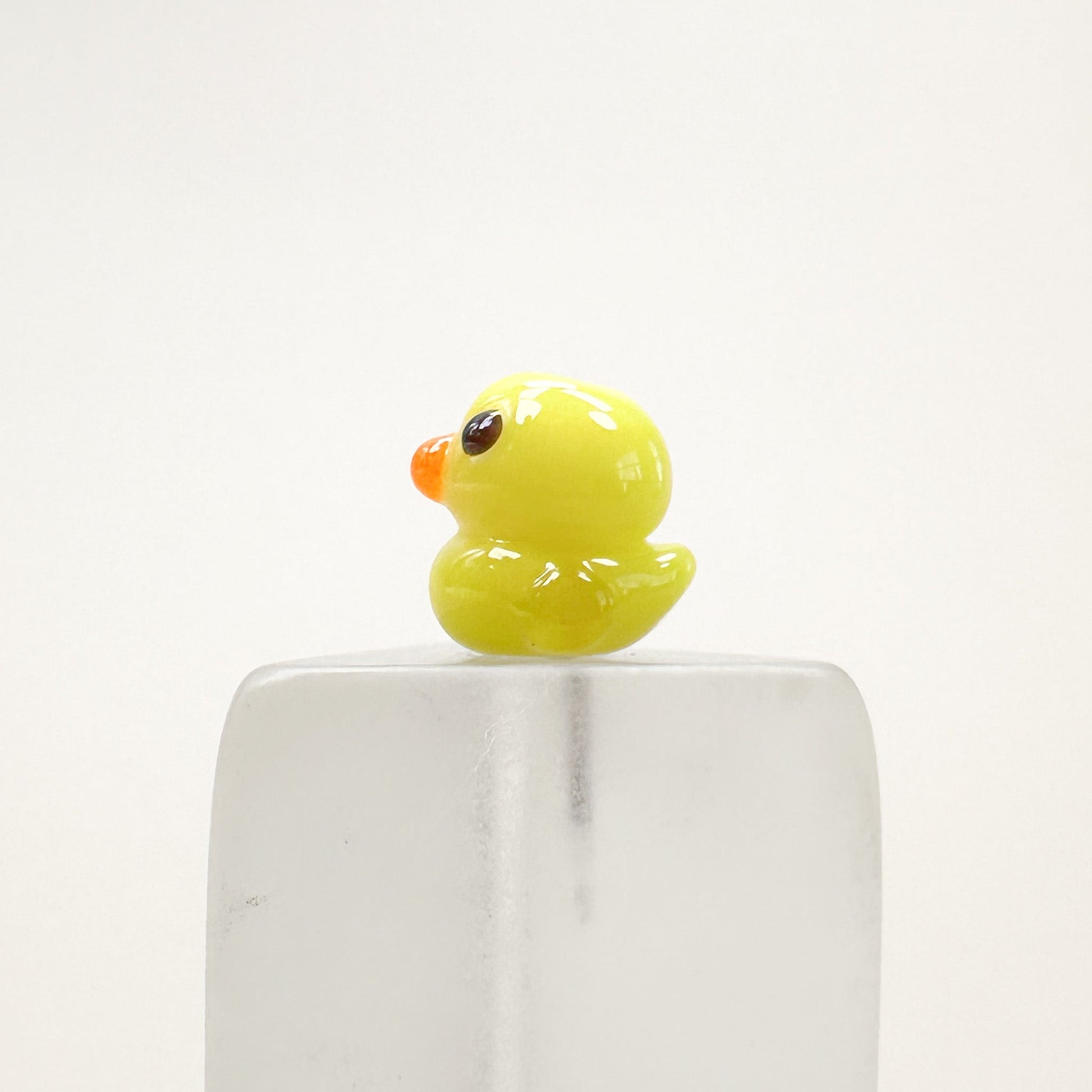 Chibi Handmade Glass Beads - Duck (2 Color Options) - 1 pc.-The Bead Gallery Honolulu