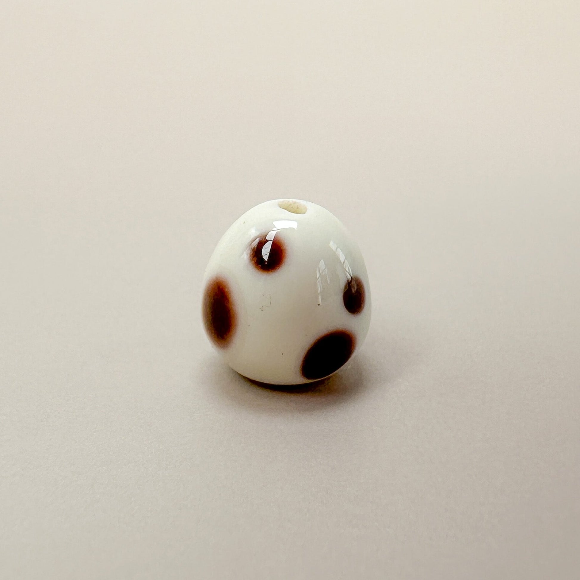 Chibi Handmade Glass Beads - Egg (6 Color Options) - 1 pc.-The Bead Gallery Honolulu