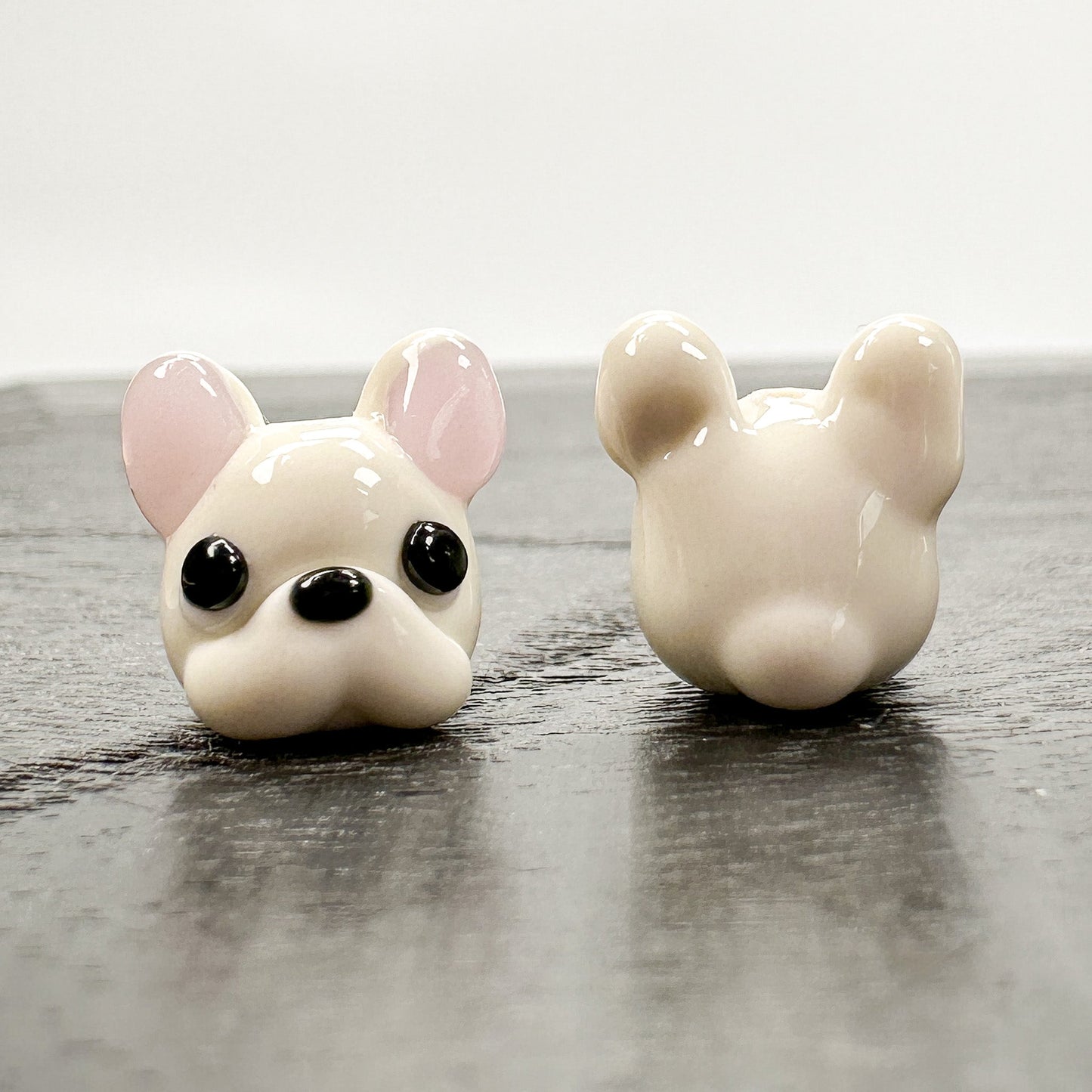 Chibi Beads - French Bulldog Dog Cream-The Bead Gallery Honolulu