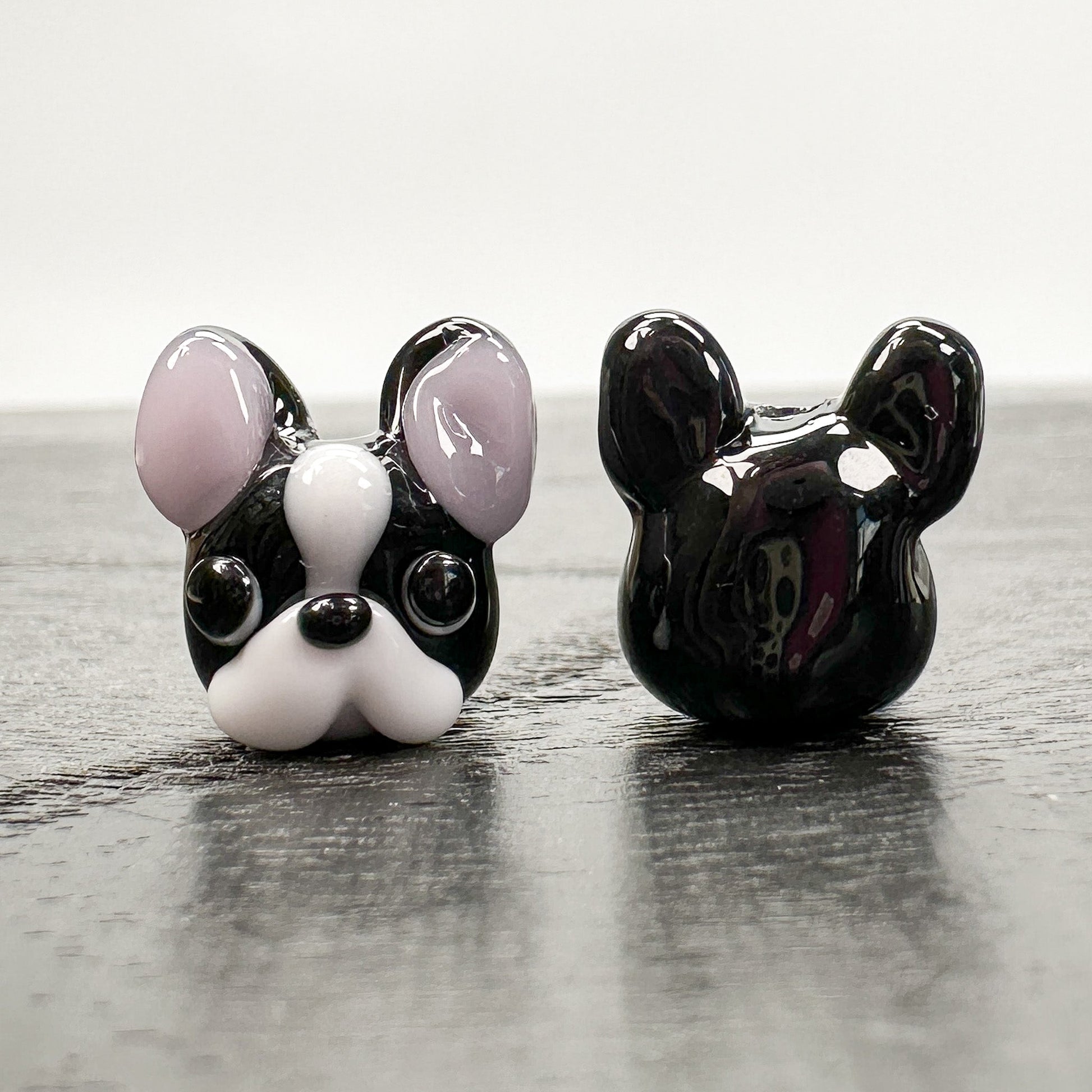 Chibi Beads - French Bulldog Dog Pied-The Bead Gallery Honolulu